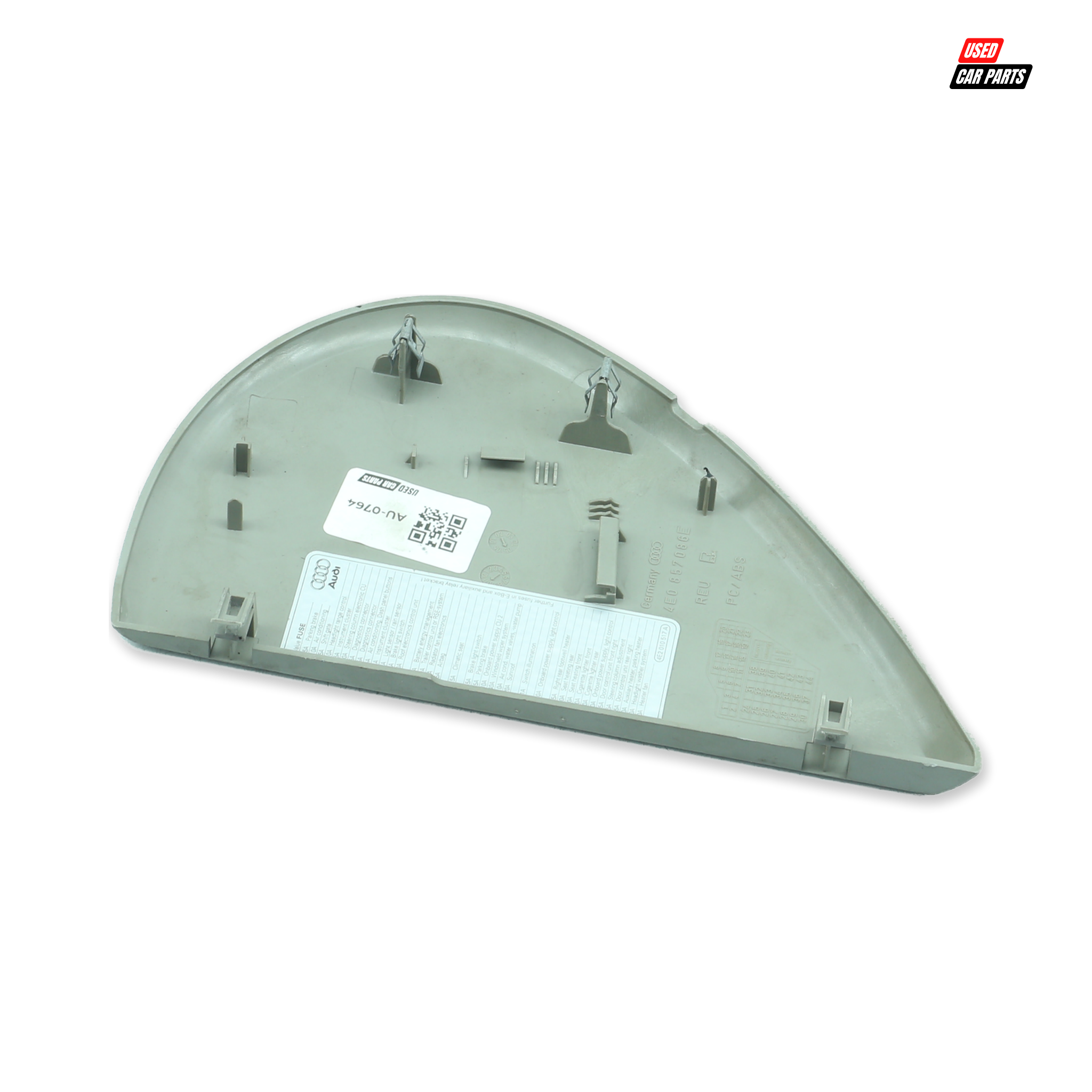 Used AUDI A8 4.2 QUATTRO 2008 Drivers Side Dashboard Side End Trim (Part Number 4E0857086E)