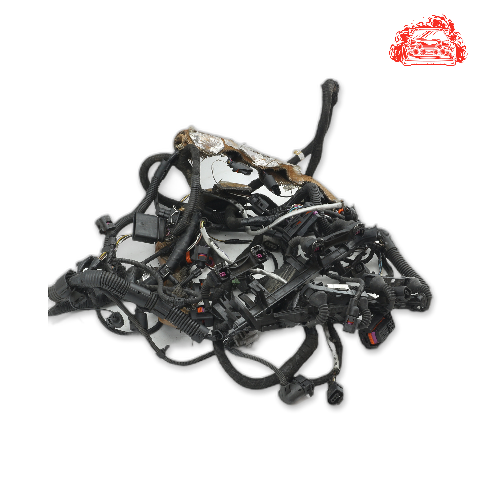 Used Audi A8 4.2 Quattro Engine Wiring Harness Loom - OEM Part 06A971824