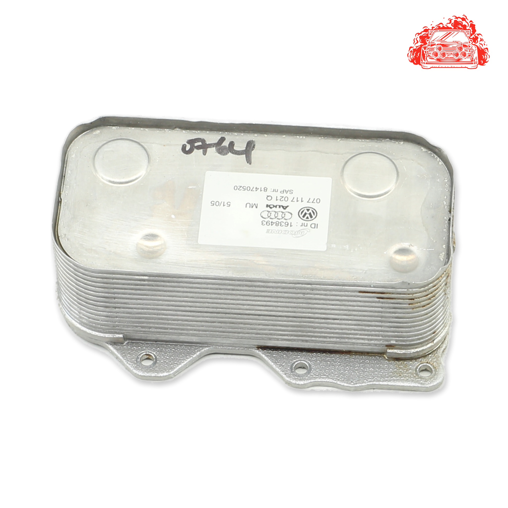 Used AUDI A8 4.2 QUATTRO Oil Cooler - OEM Part 077177021Q