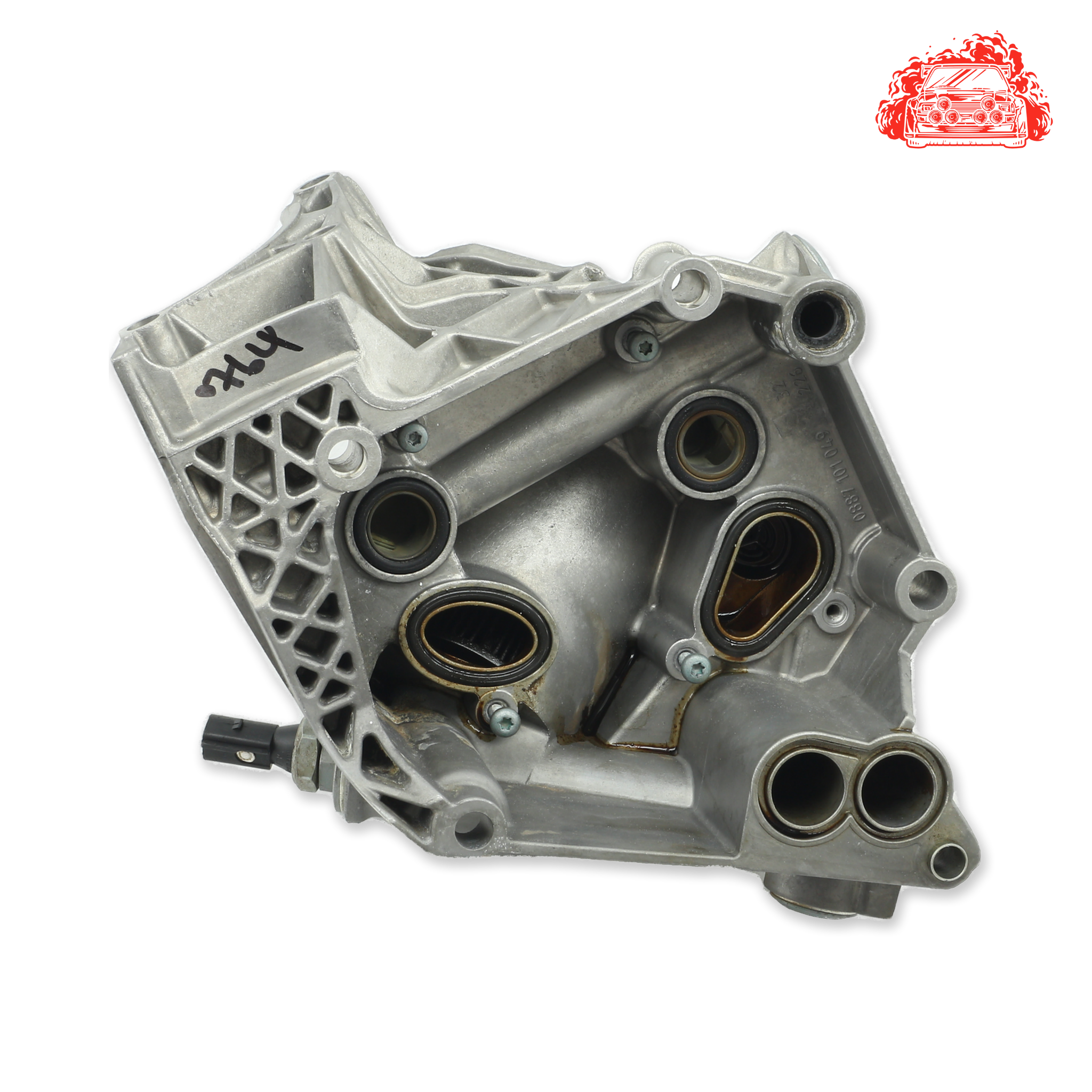 Used AUDI A8 4.2 QUATTRO Oil Filter Housing - OEM Part 077115401A