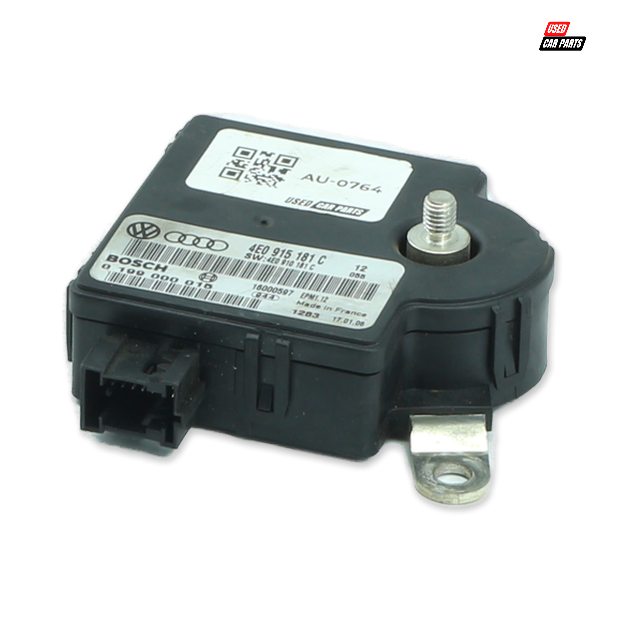 Used Voltage Control Unit for 2008 Audi A8 4.2 Quattro (Part Number 4E0915181C)