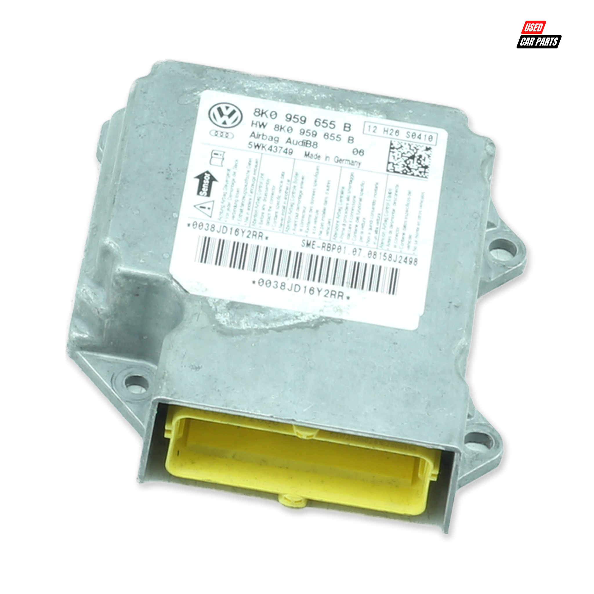 Used Airbag Control Module (Part Number 8K0959655B) for 2008 AUDI A4