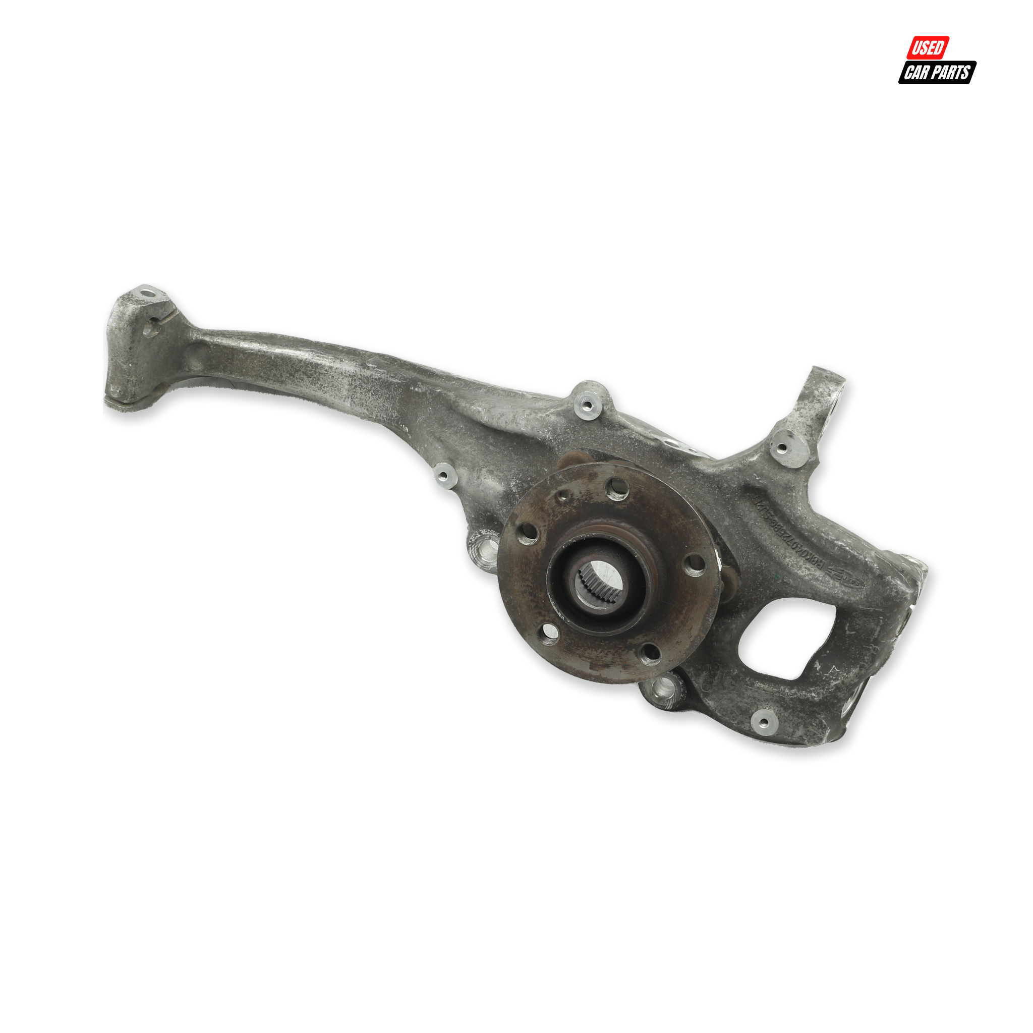 Used Driver Side Front Wheel Knuckle (Part Number 8K0407258G) for 2008 AUDI A4