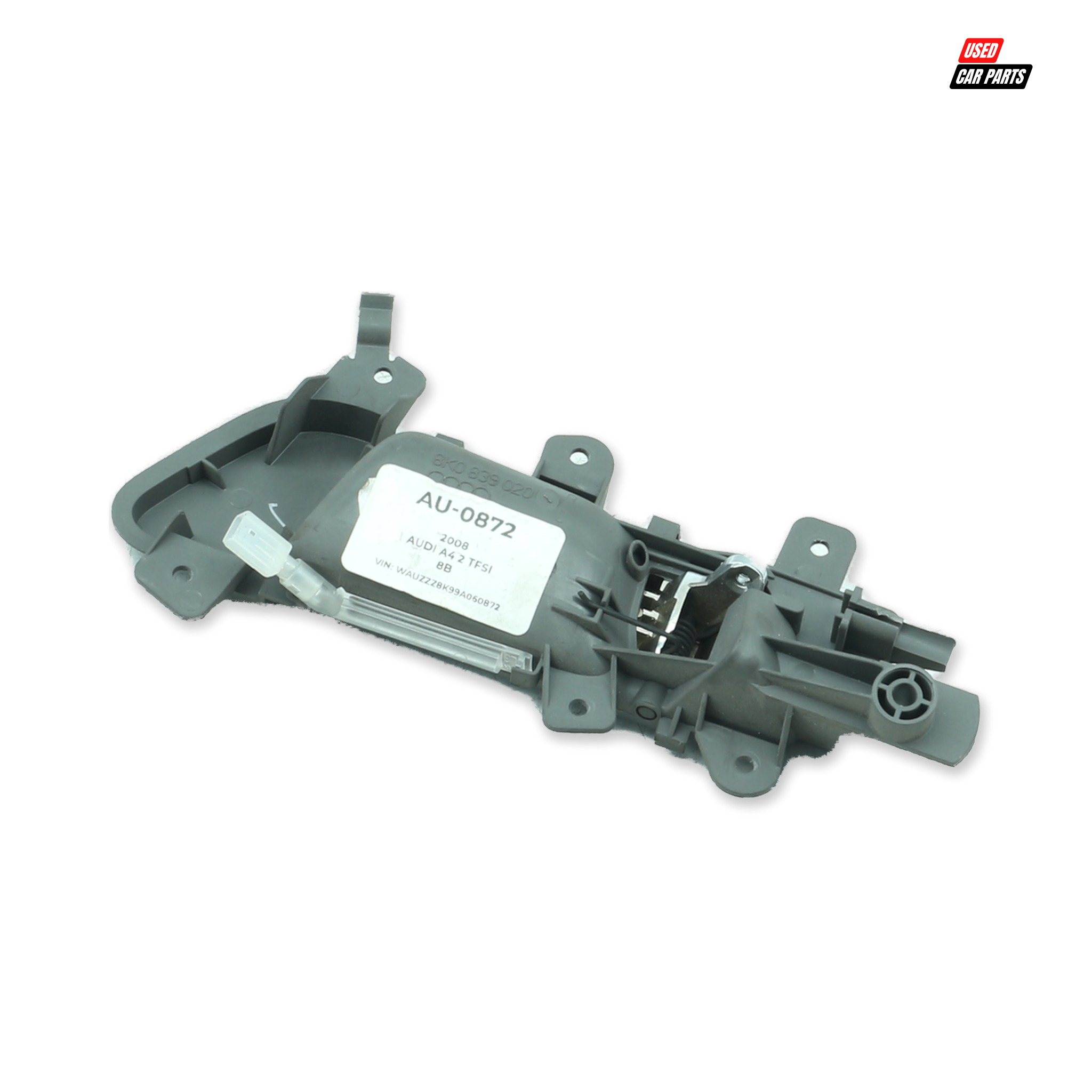 Used Driver Side Rear Inner D Handle (Part Number 8K0839020) for 2008 Audi A4