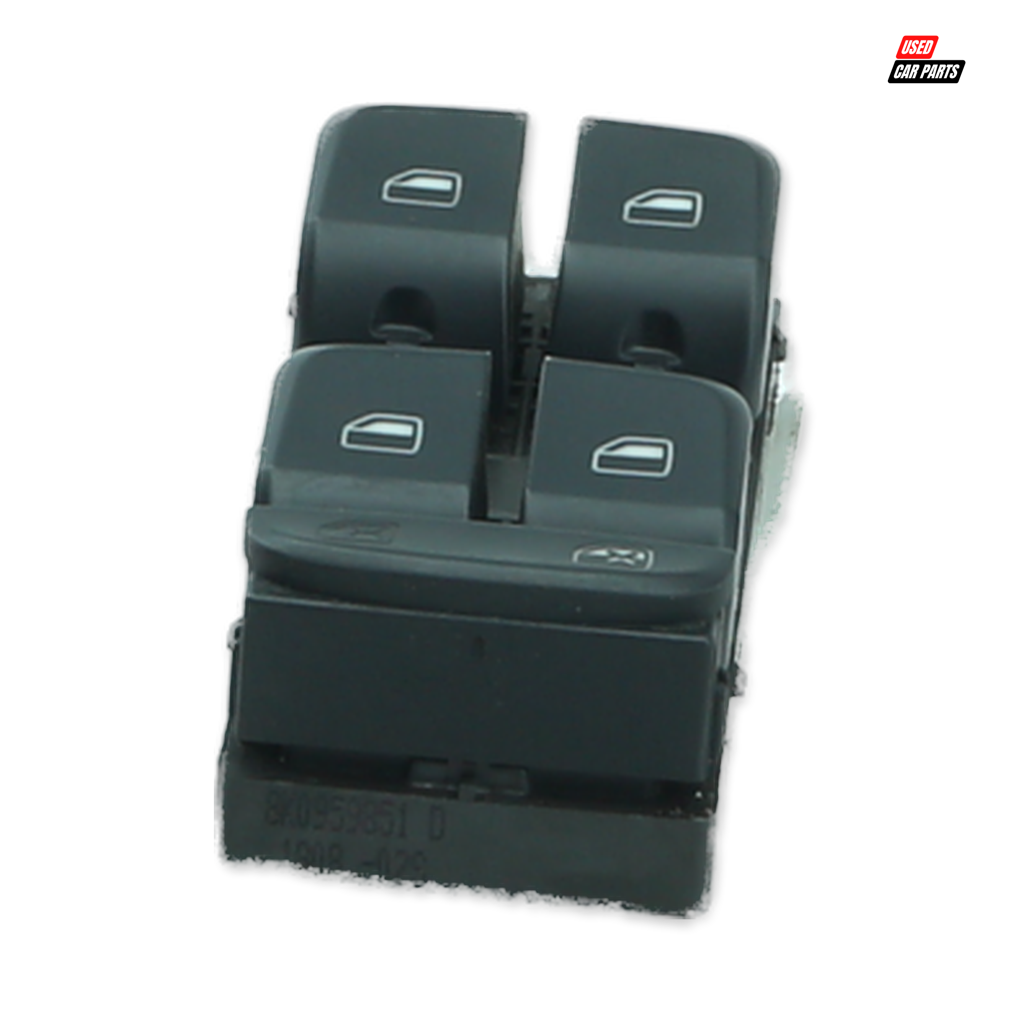 Used Drivers Side Main Window Switch (Part Number 8K0959851D) for 2008 Audi A4