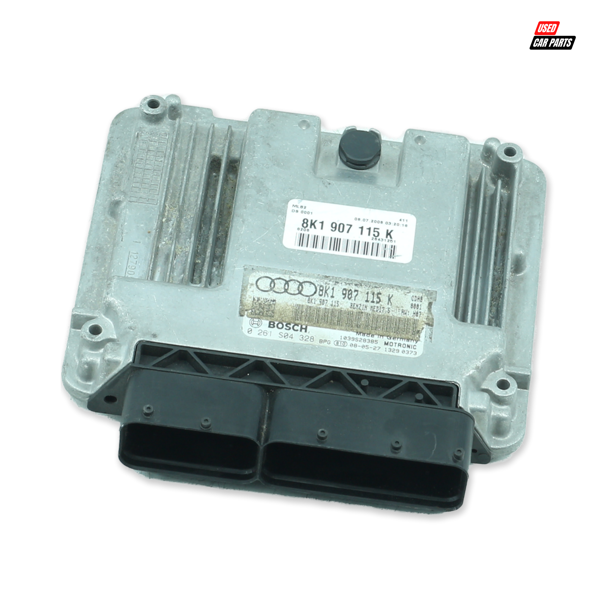 Used AUDI A4 2008 Engine Control Unit ECU Part Number 8K1907115K