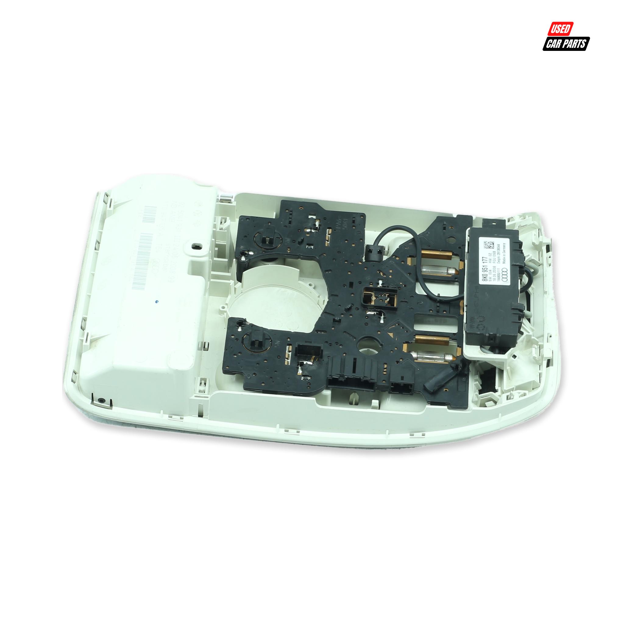 Used Interior Front Roof Light (Part Number 8K0951177) for 2008 Audi A4