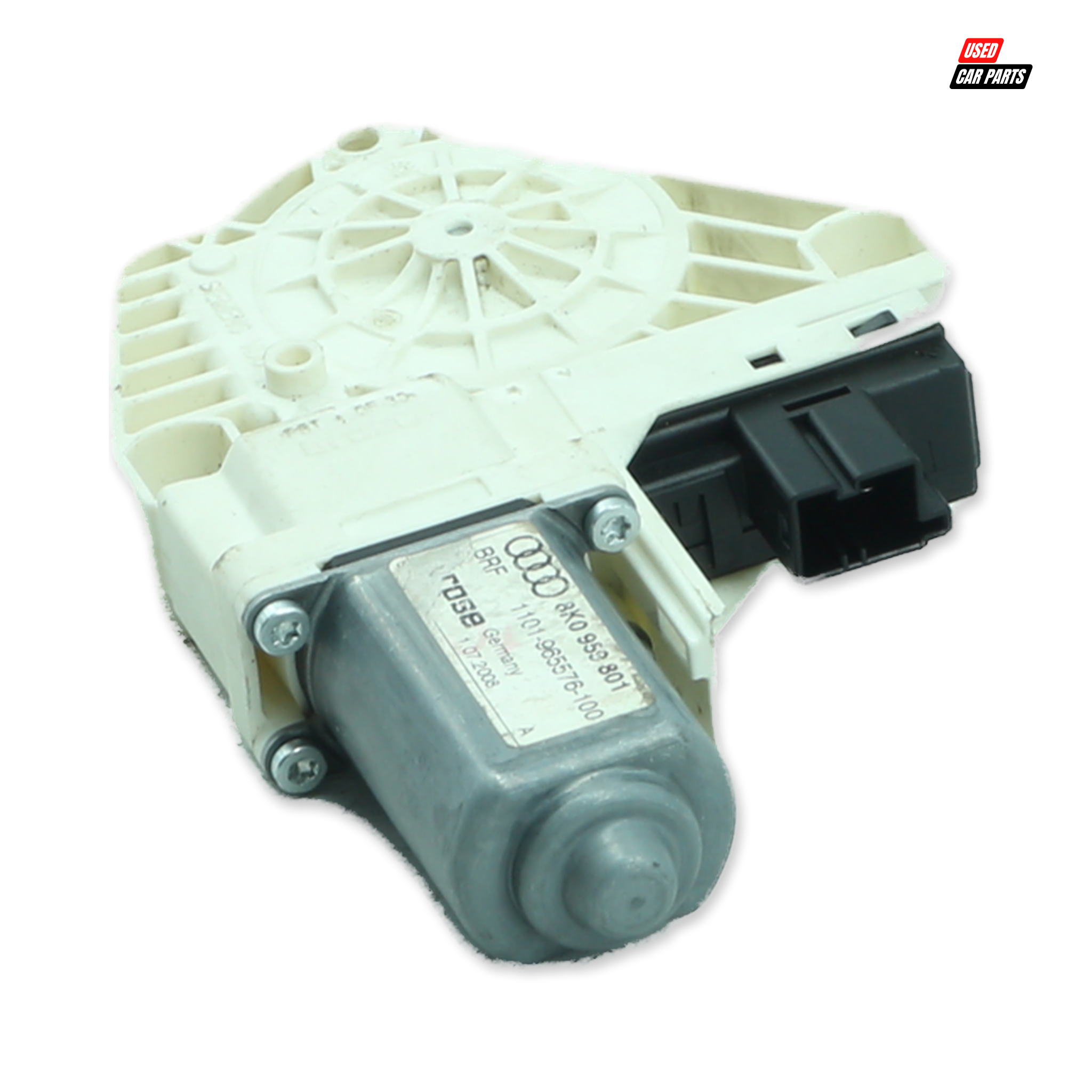 Used Passengers Side Front Window Motor (Part Number 8K0959801) for 2008 Audi A4