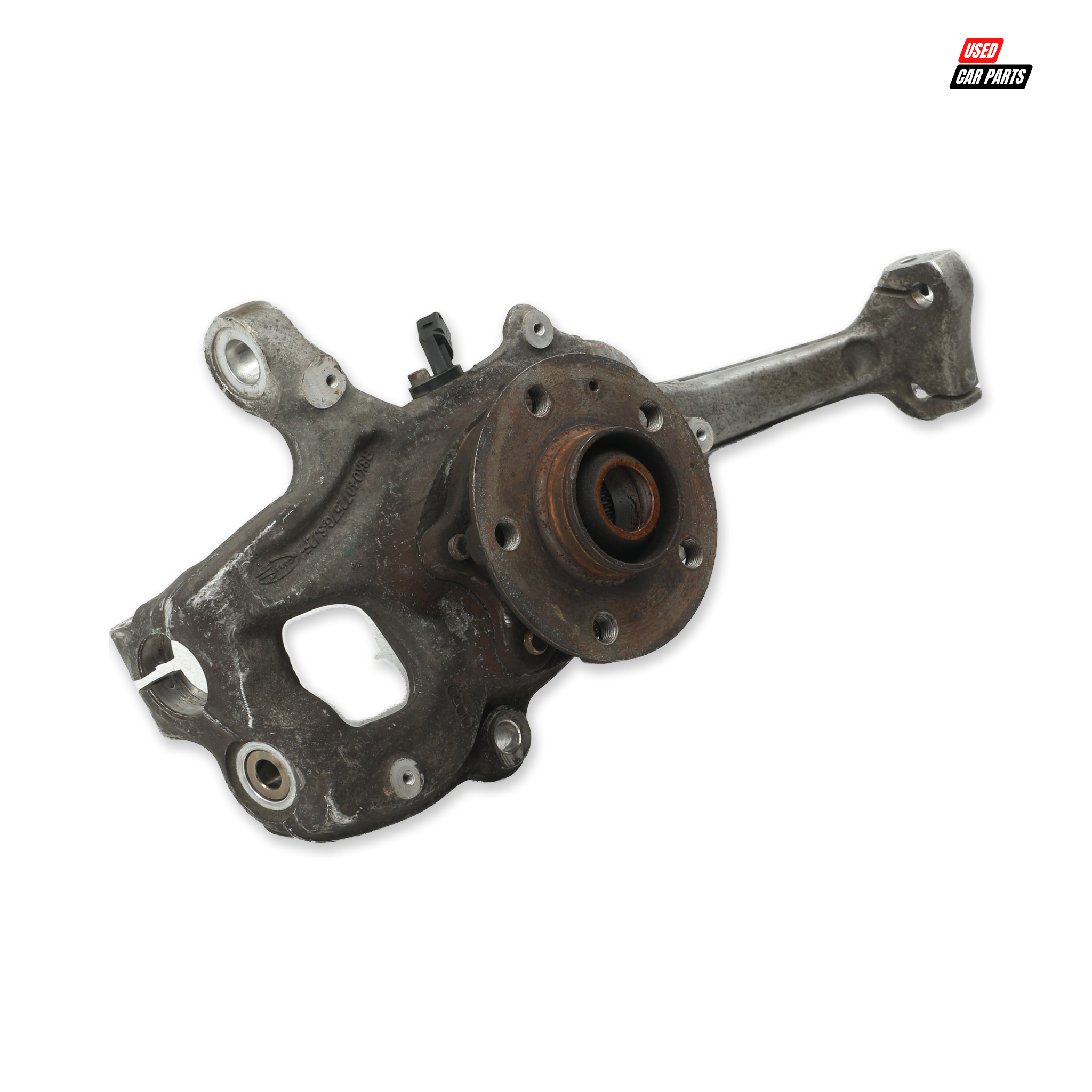 Used Passengers Side Steering Knuckle (Part Number 8K0407257G) for 2008 AUDI A4