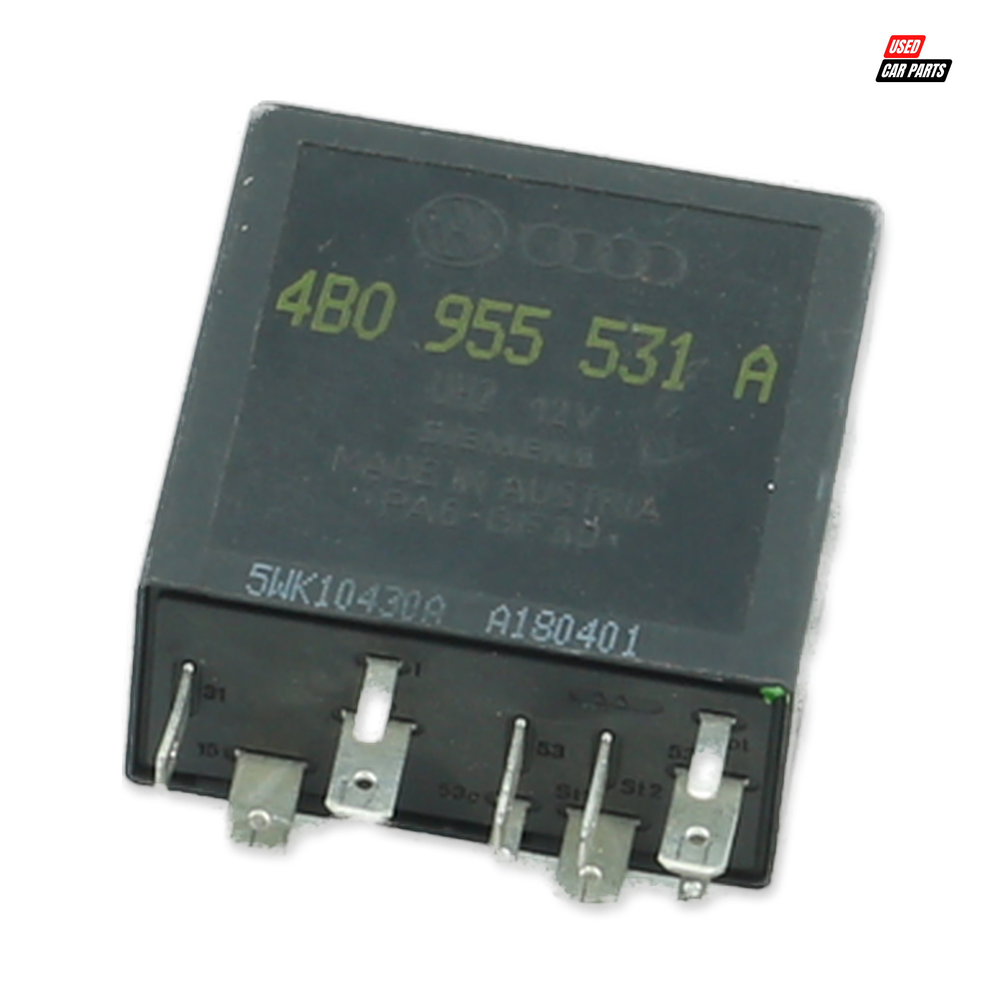 Used Wiper Relay Control Module (Part Number 4B0955531A) for 2008 Audi A4