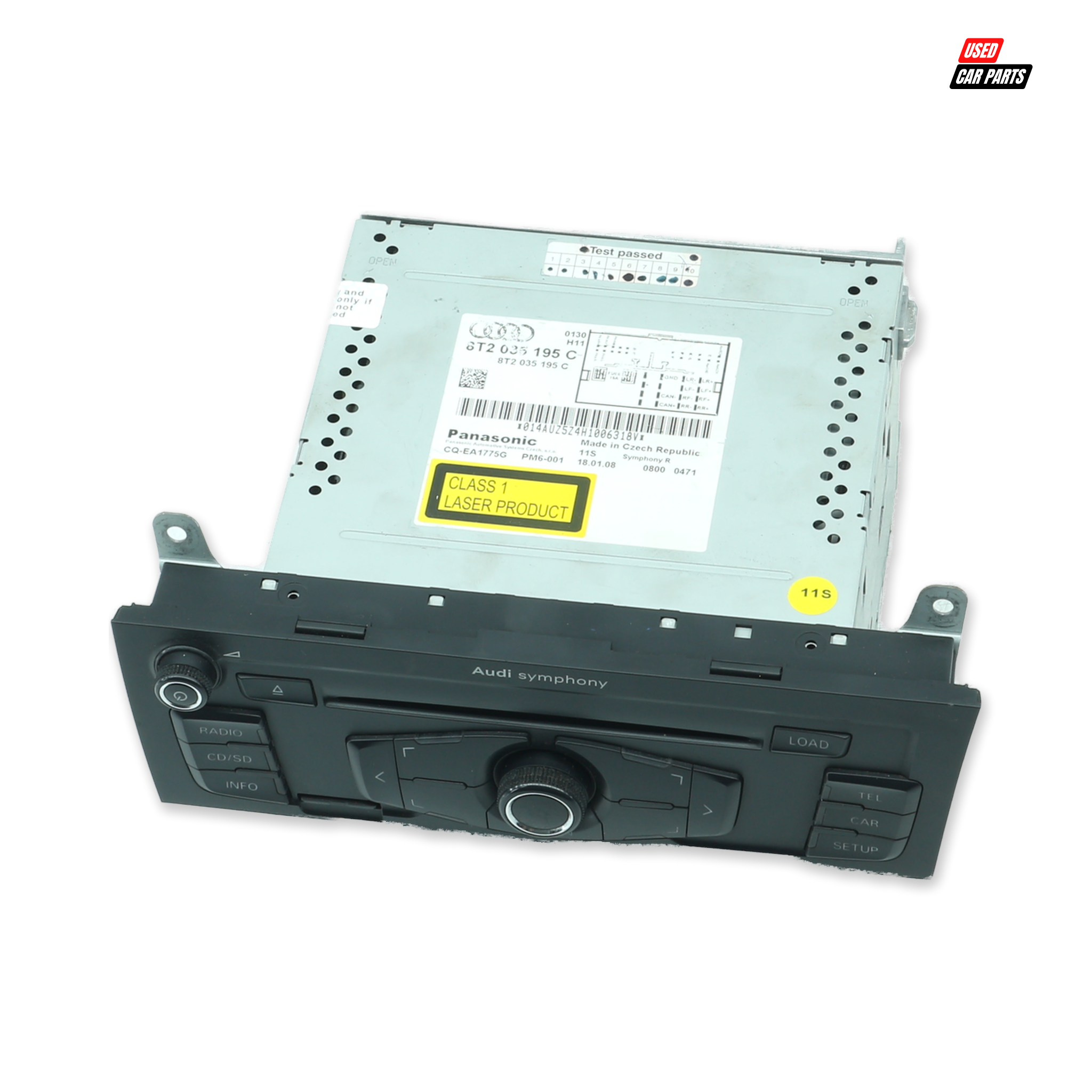 Used Audi A5 S5 Quattro 2009 Radio (Part Number 8T2035195C)