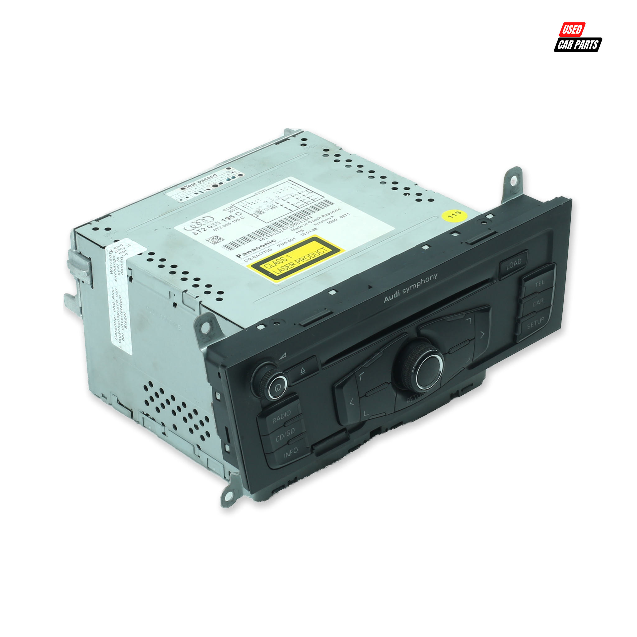 Used Audi A5 S5 Quattro 2009 Radio (Part Number 8T2035195C)