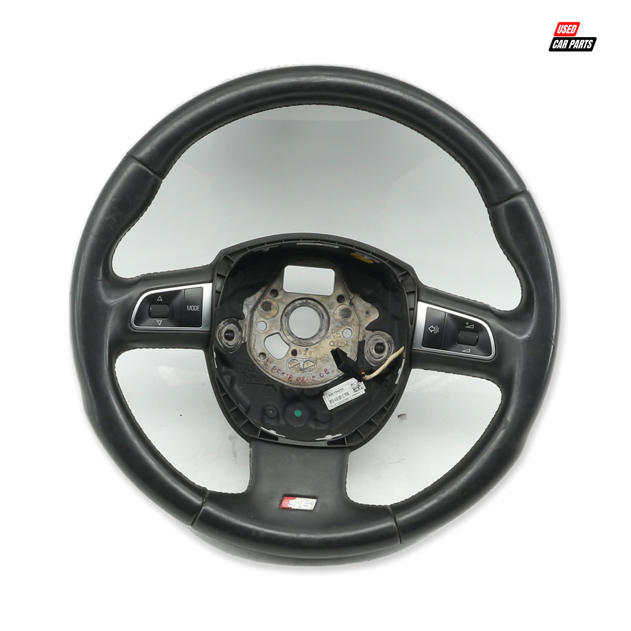Salvaged OEM Steering Wheel for 2009 Audi A5 S5 Quattro - Part Number 228012275C7