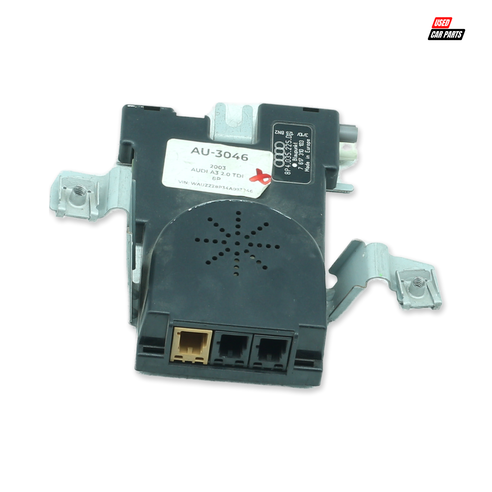 Used AUDI A3 2003 Antenna Module - Part Number 8P4035225D
