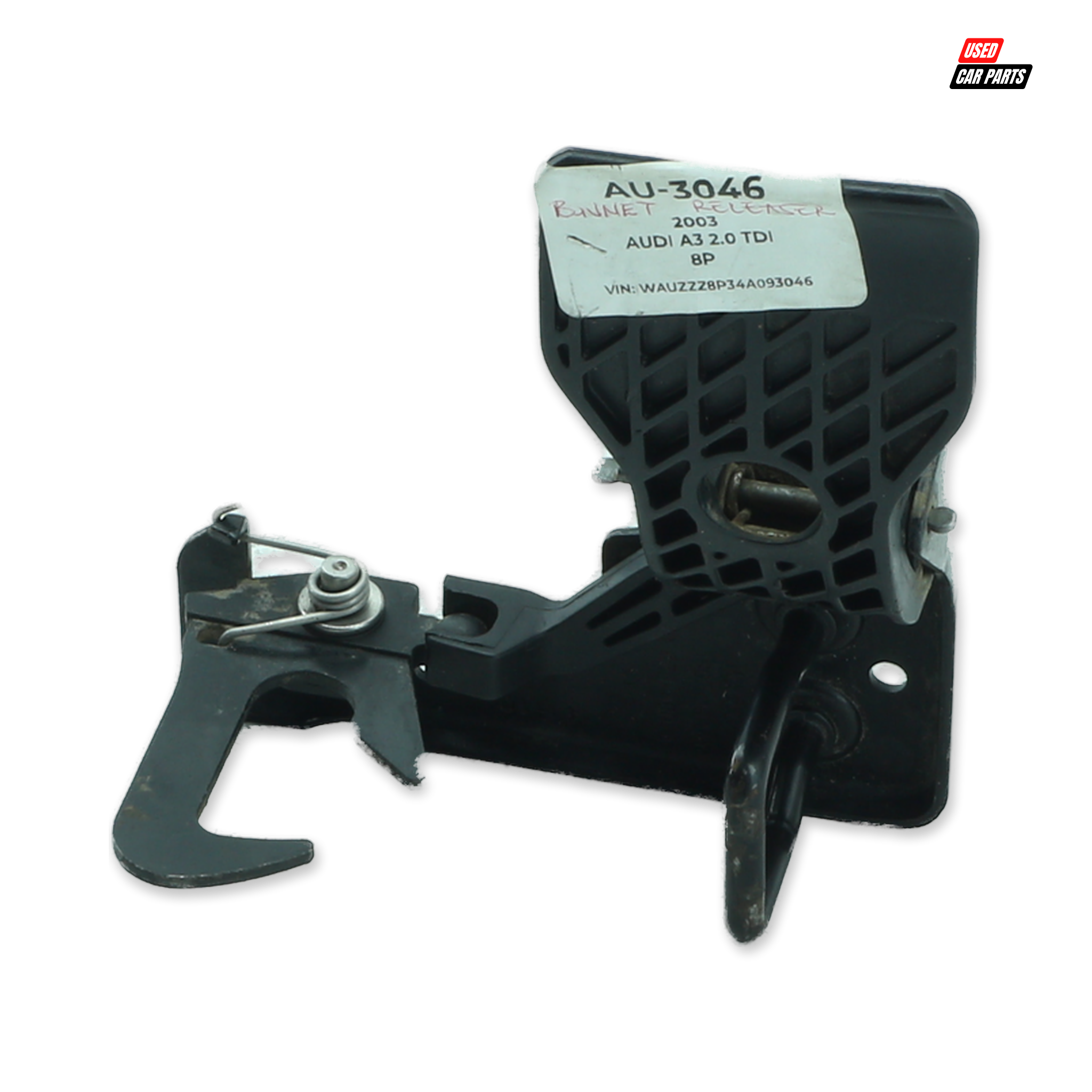 Used Audi A3 Bonnet Release (Part Number 8P0823480A)