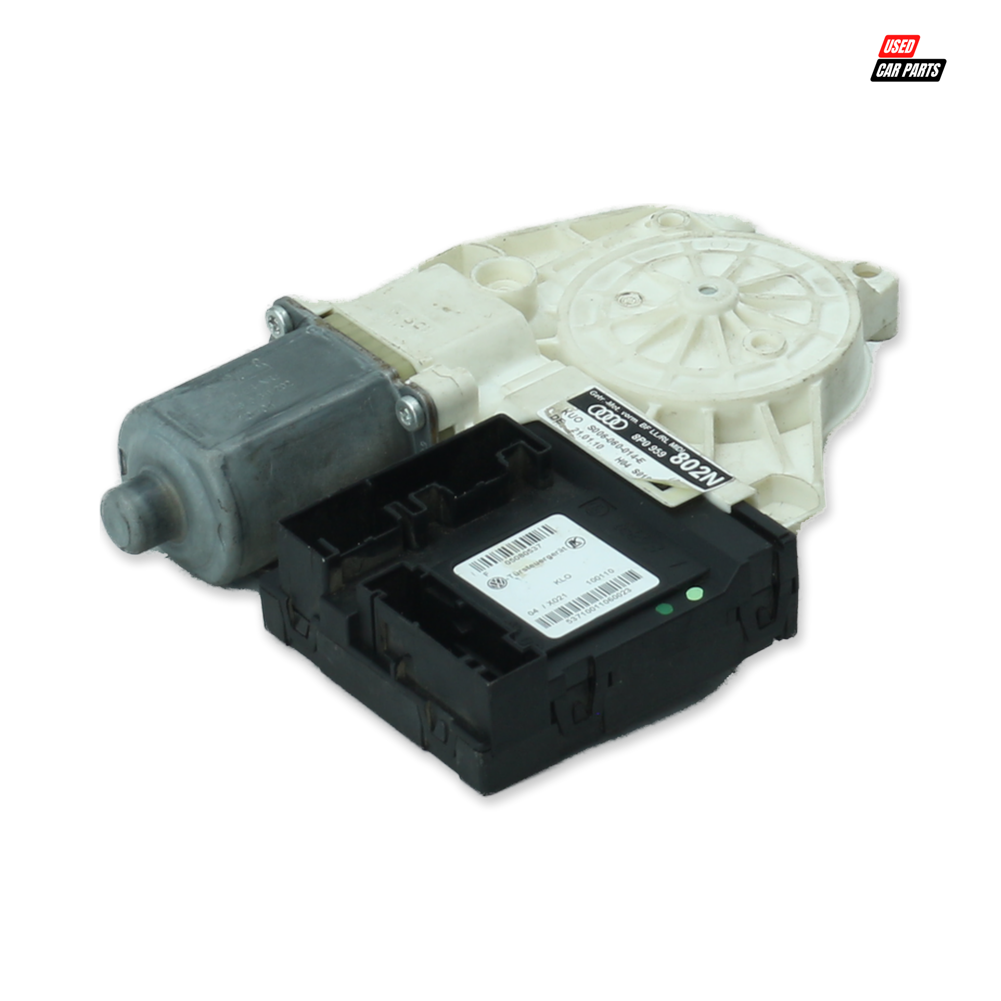 Used Drivers Side Front Window Regulator (Part Number E840311202) for 2003 AUDI A3