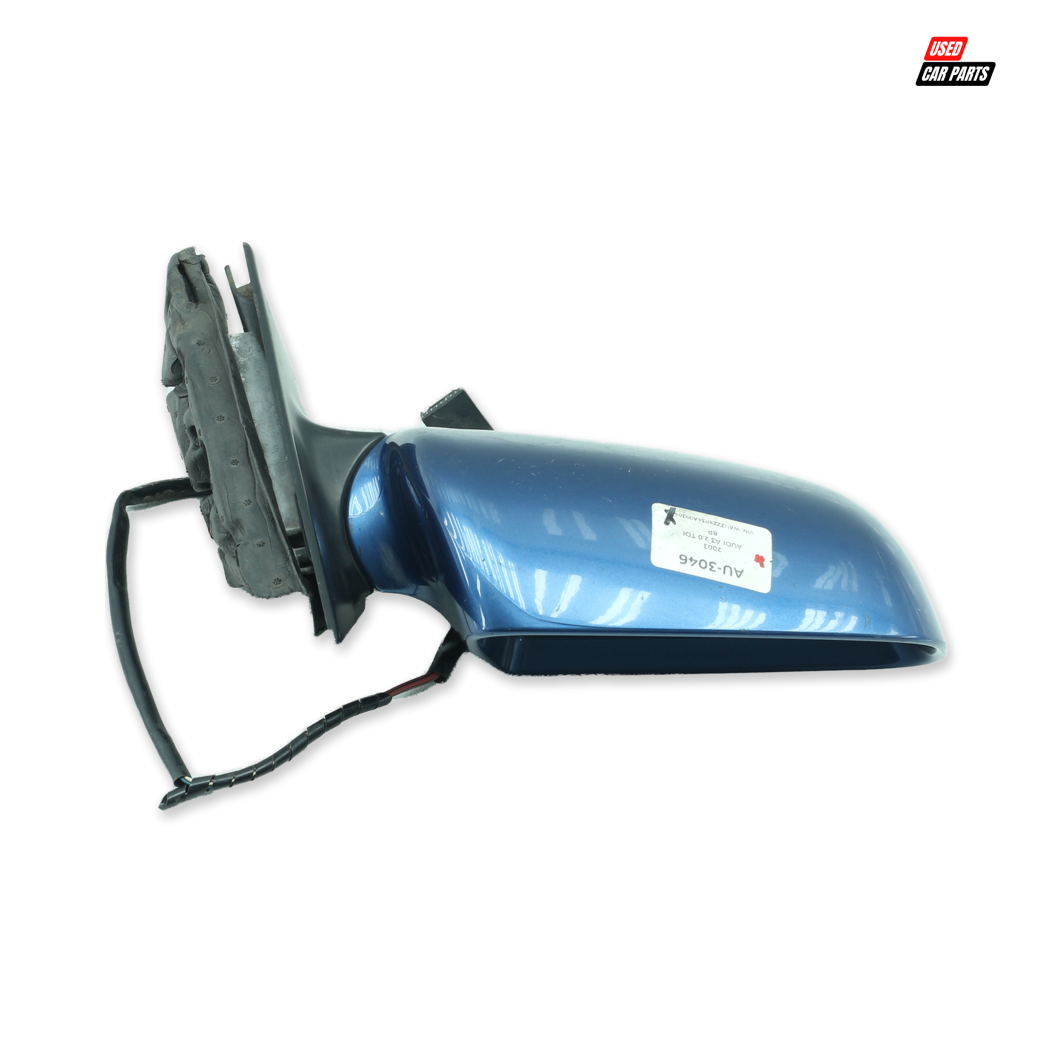 Used Drivers Side View Mirror (Part Number 408504) for 2003 AUDI A3