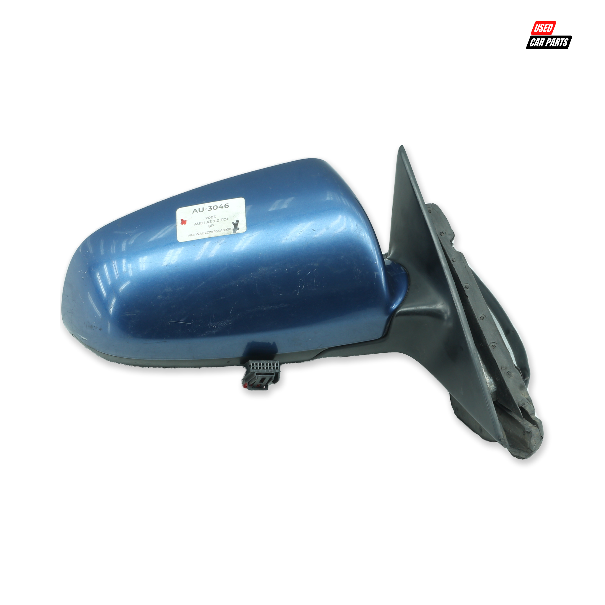 Used Drivers Side View Mirror (Part Number 408504) for 2003 AUDI A3