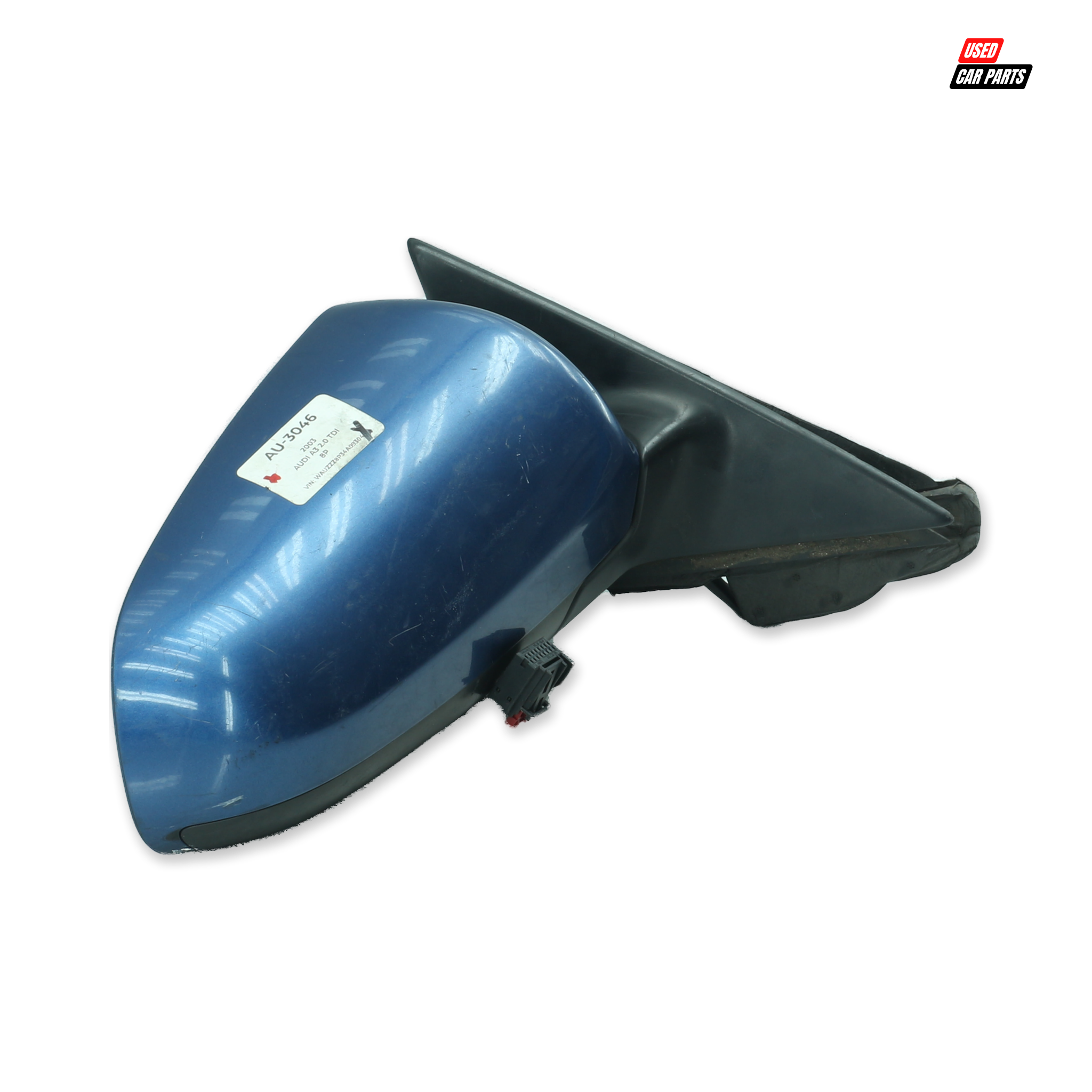 Used Drivers Side View Mirror (Part Number 408504) for 2003 AUDI A3
