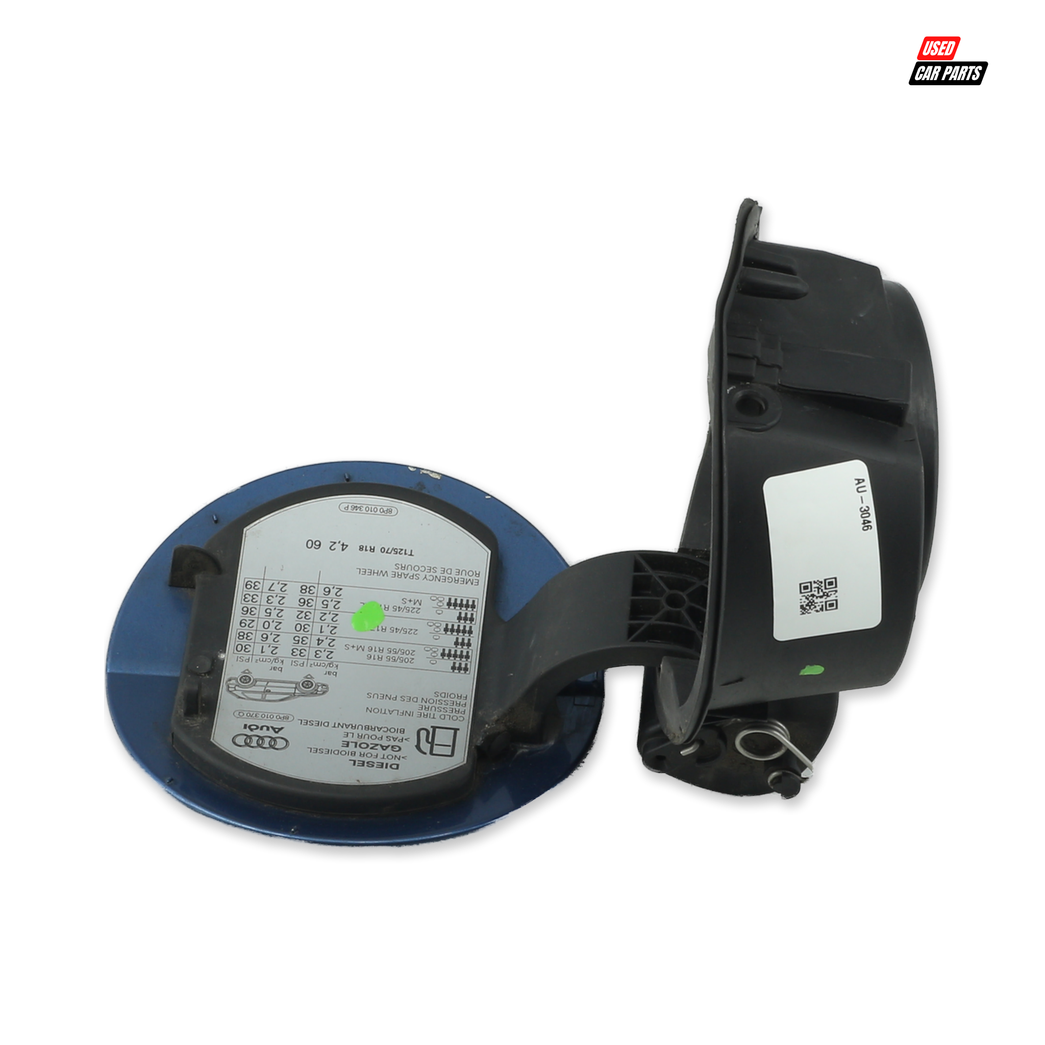 Used AUDI A3 2003 Outer Fuel Cap Cover (Part Number 8P080999B)