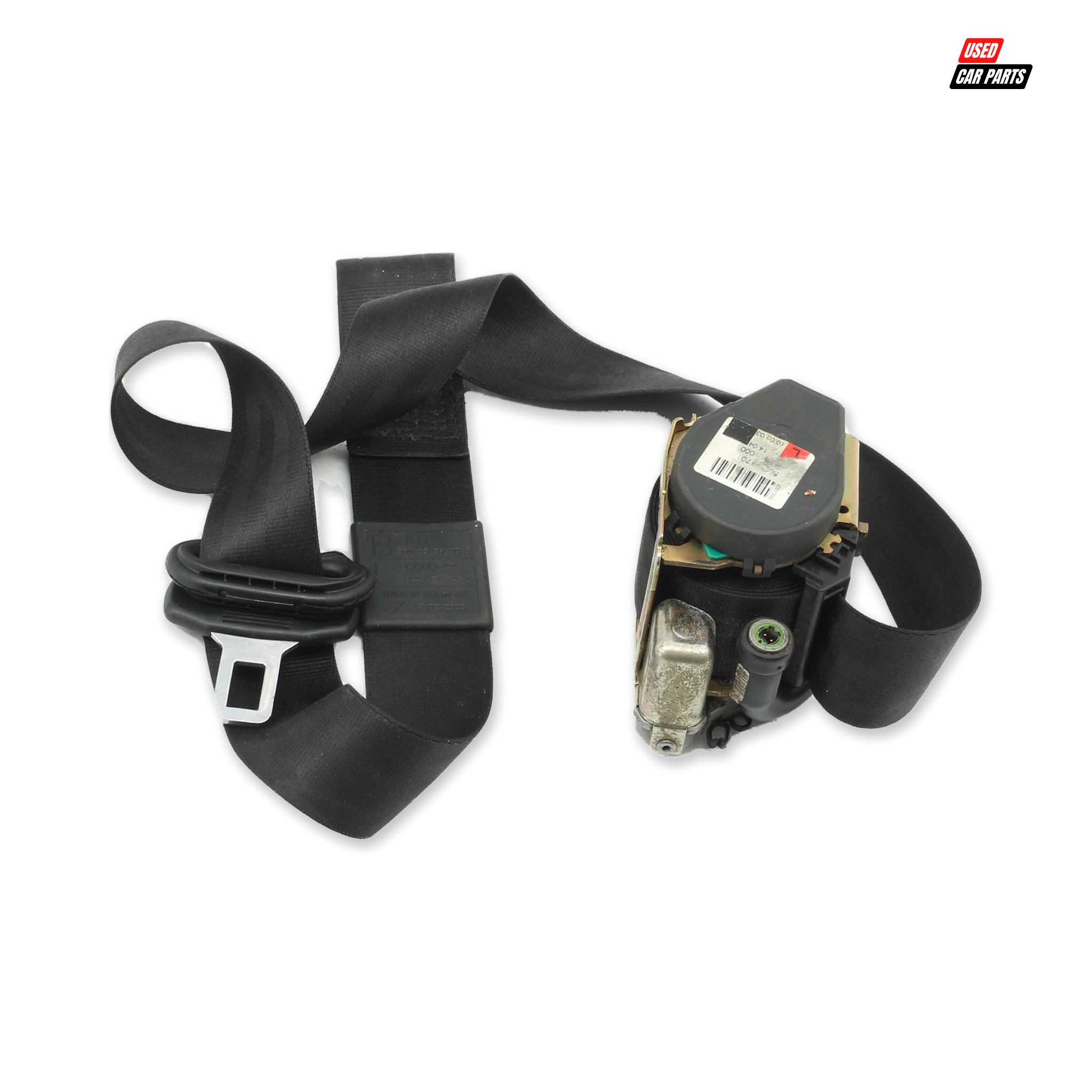 Used Passengers Side Front Seat Belt for 2003 Audi A3 (Salvaged)