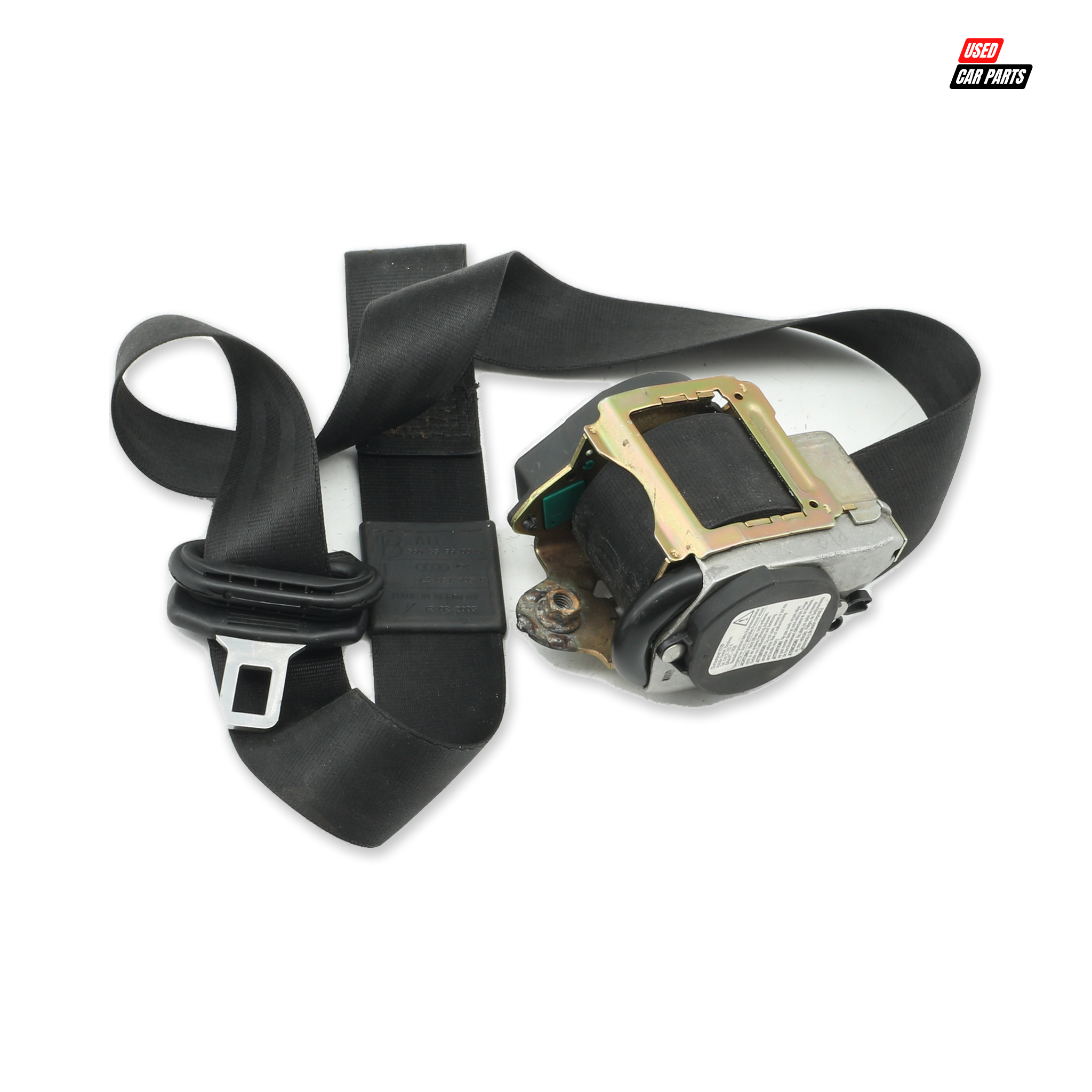 Used Passengers Side Front Seat Belt for 2003 Audi A3 (Salvaged)