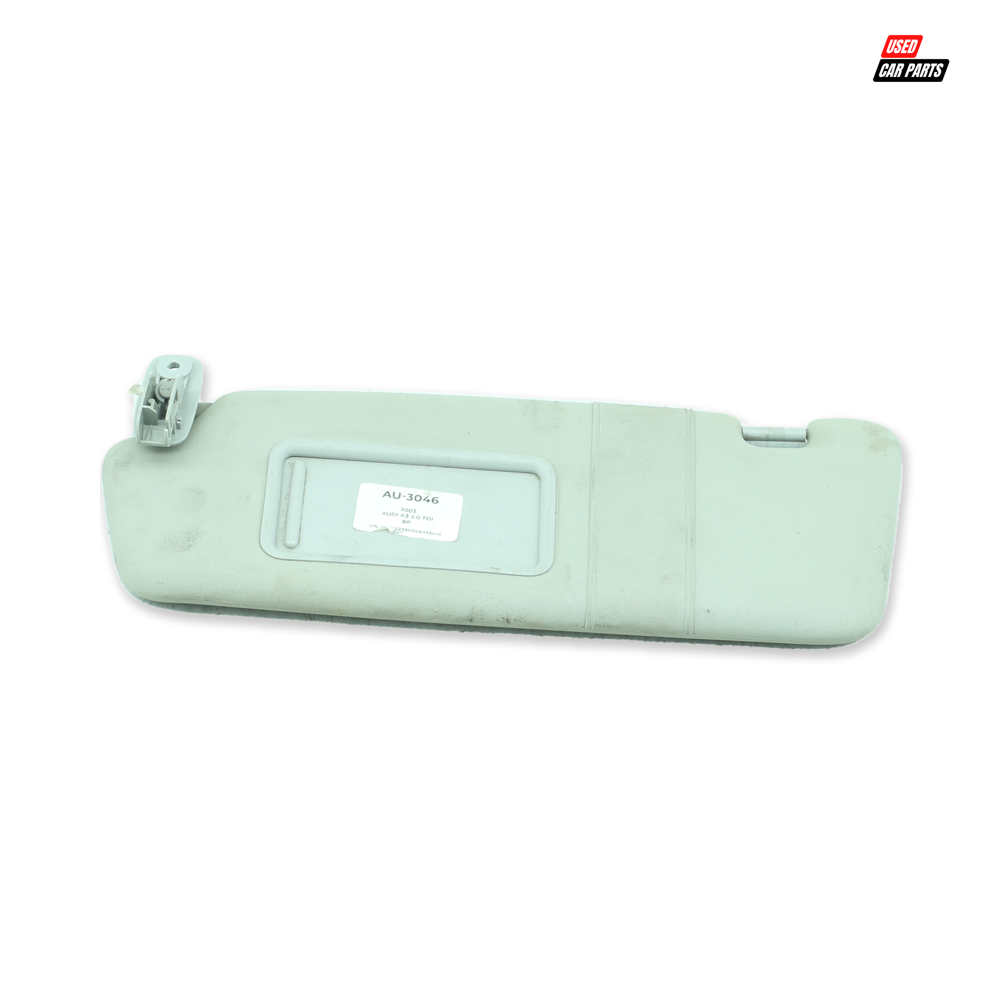 Used Audi A3 2003 Passengers Side Sun Visor (Part Number 8P1857551)