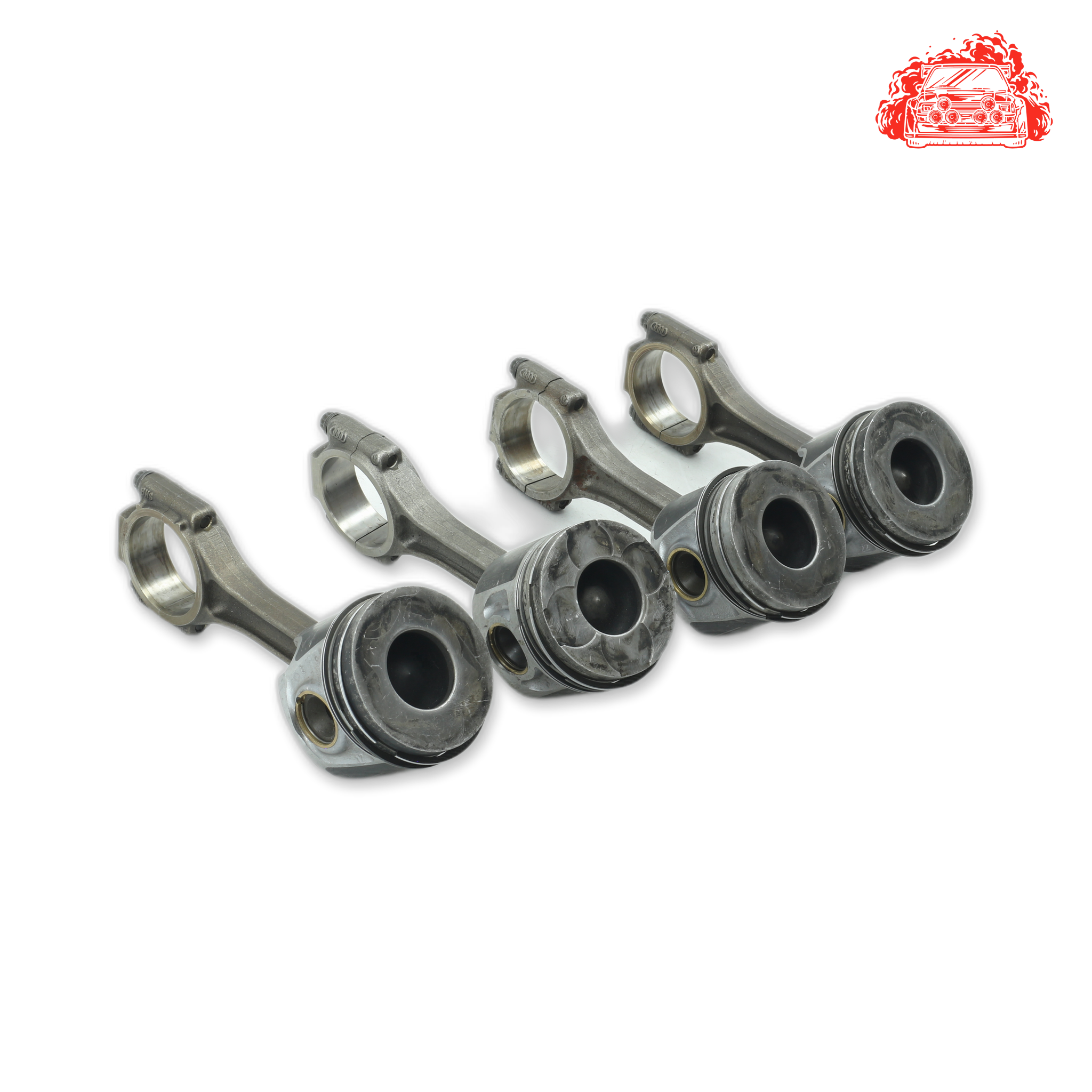 Used AUDI A3 Pistons and Conrods Set - OEM Part 038J