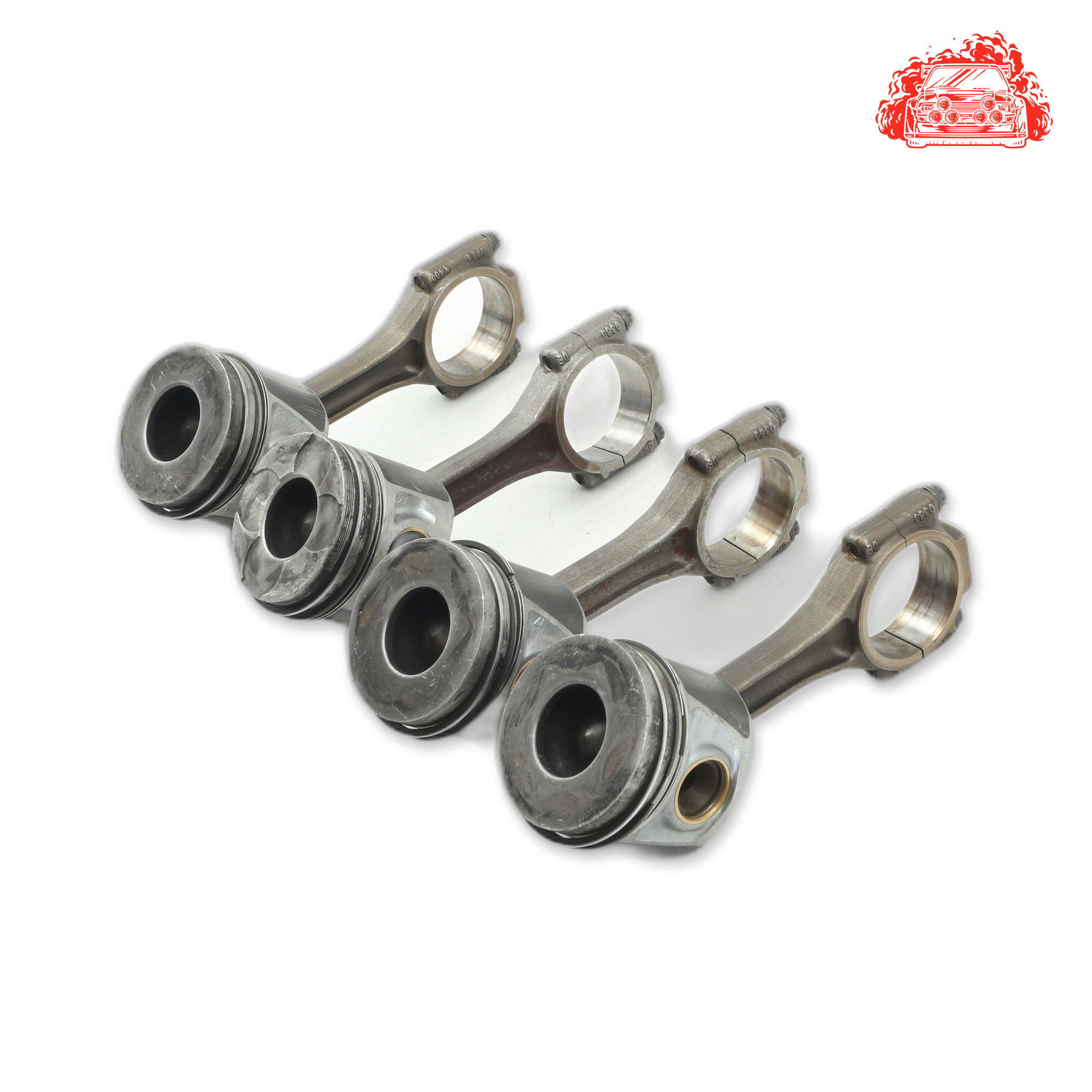 Used AUDI A3 Pistons and Conrods Set - OEM Part 038J