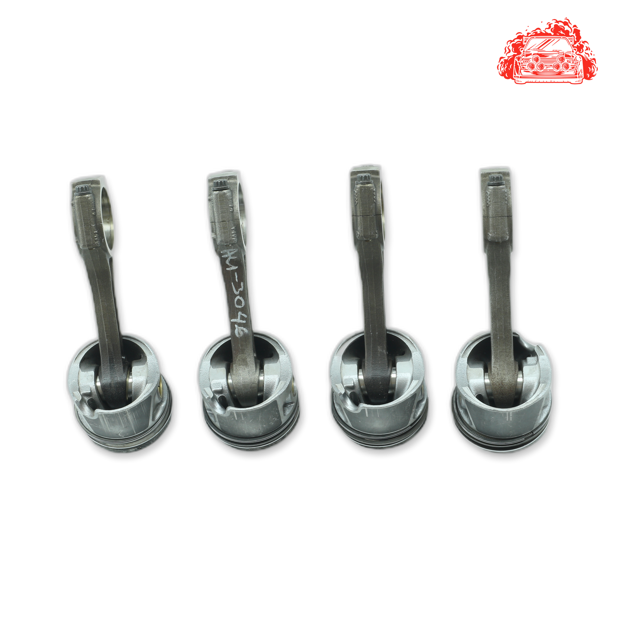 Used AUDI A3 Pistons and Conrods Set - OEM Part 038J