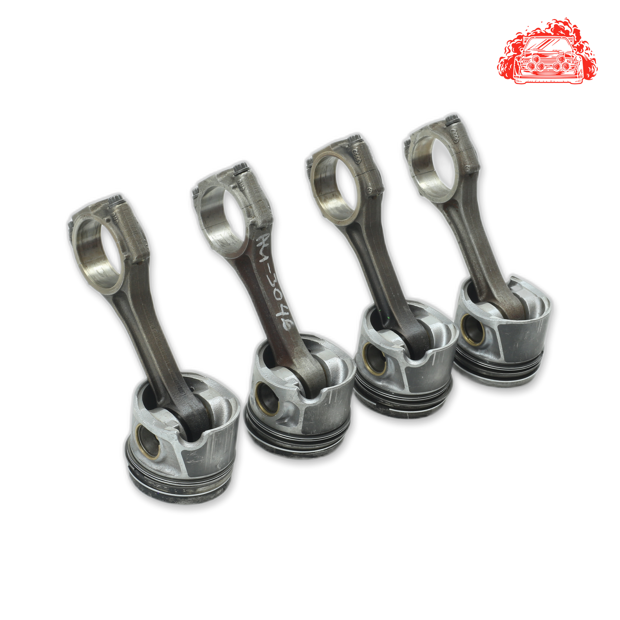 Used AUDI A3 Pistons and Conrods Set - OEM Part 038J