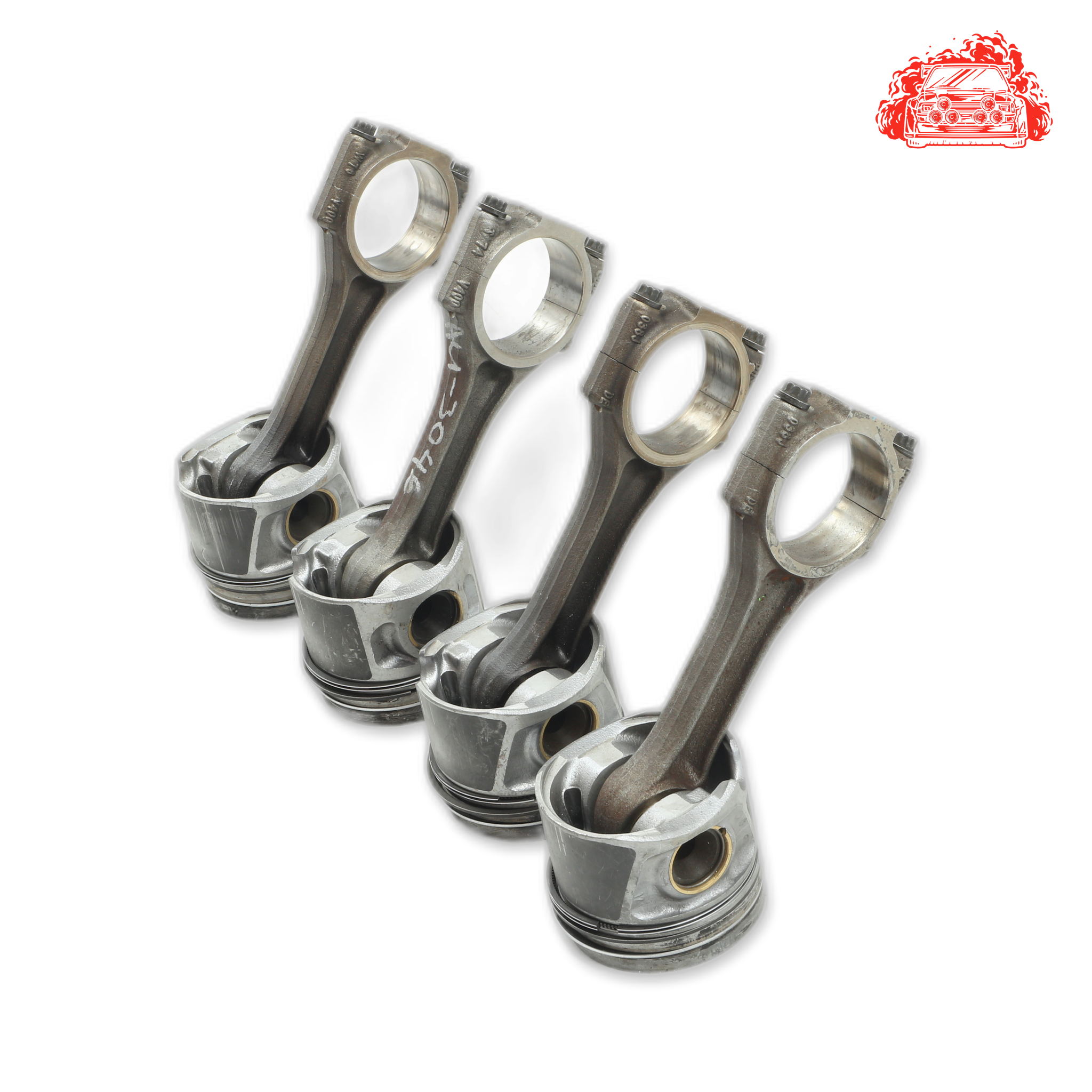 Used AUDI A3 Pistons and Conrods Set - OEM Part 038J