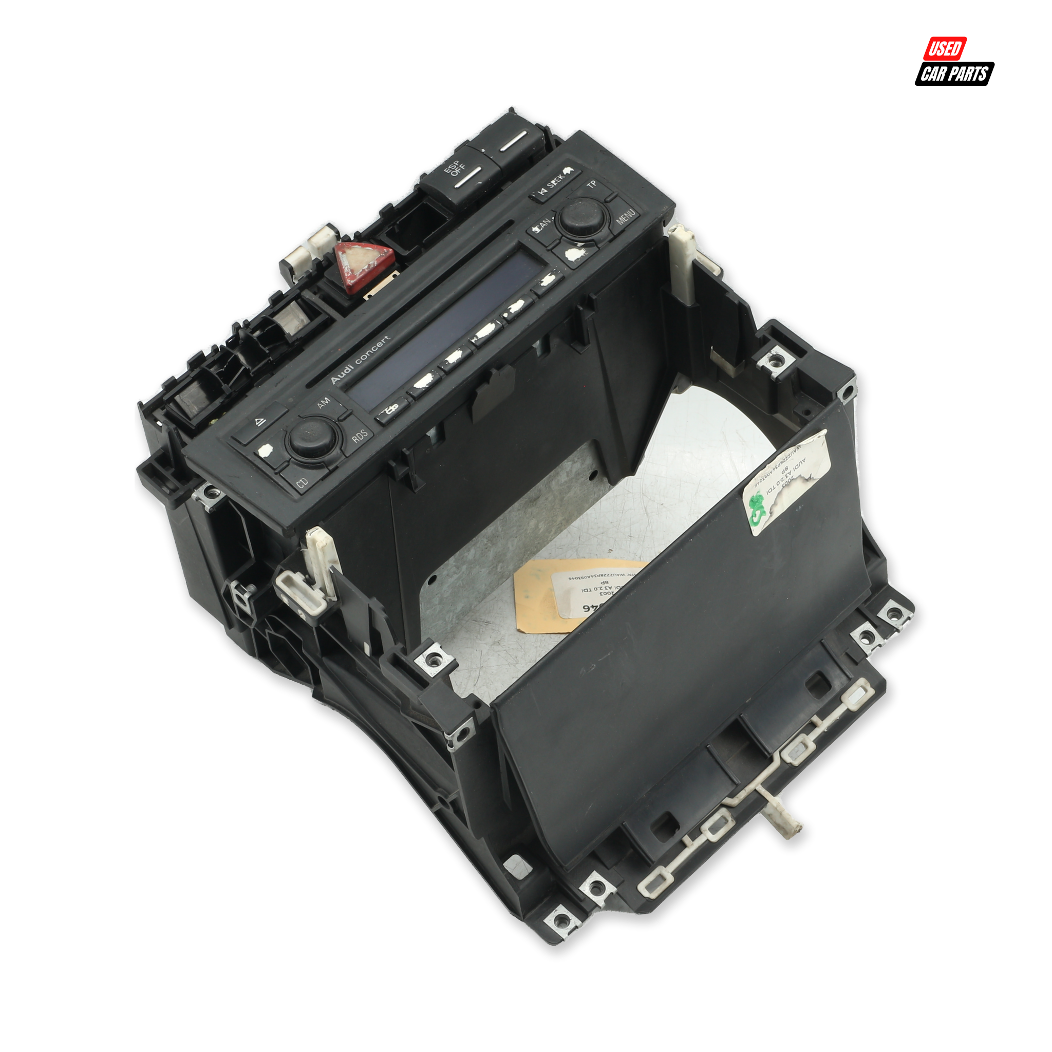 Used AUDI A3 2003 Radio (Part Number 8P0858005B)