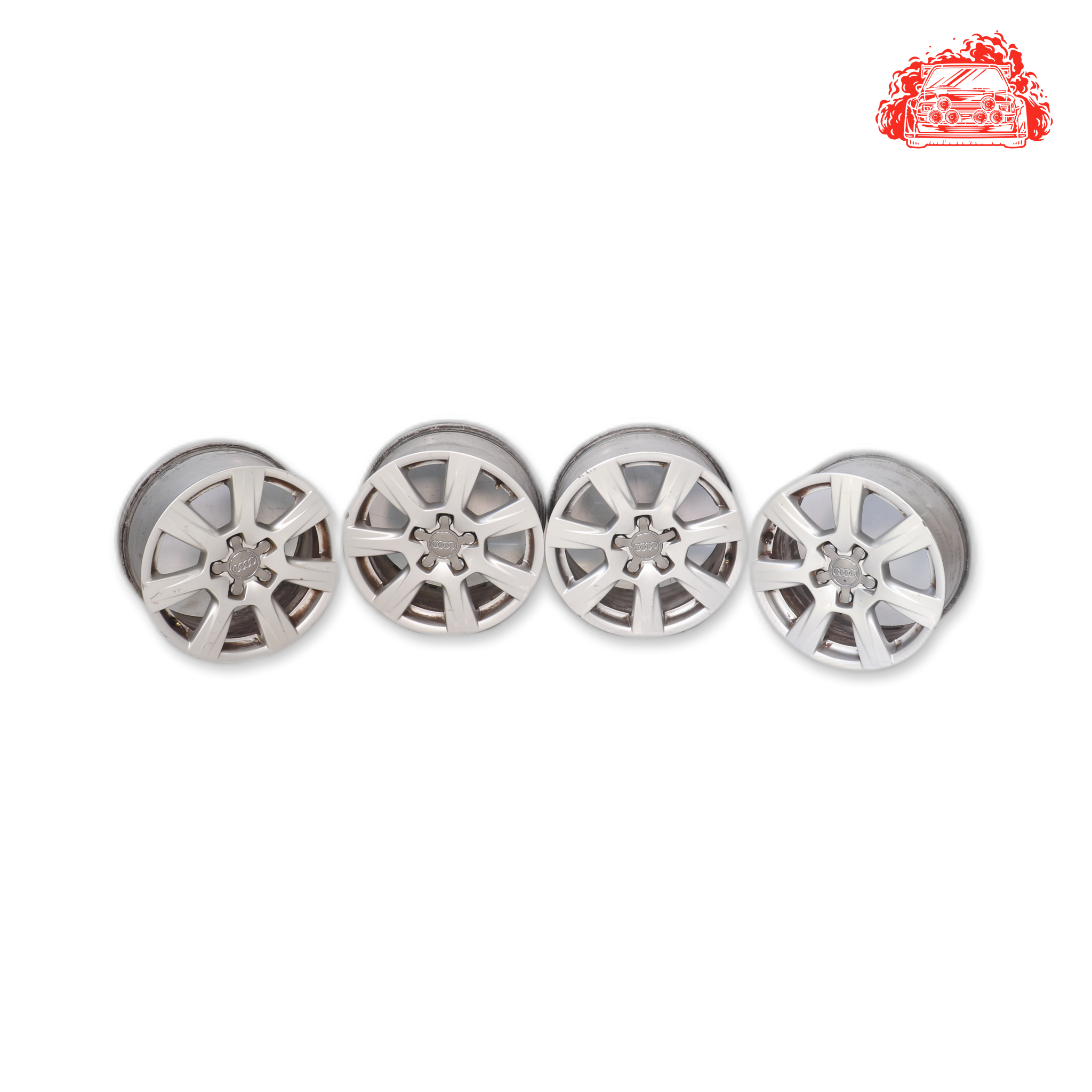 Used Audi A3 Rim Set 5 Stud 114 Pcd 16 Inch - OEM Part 8K0601025A
