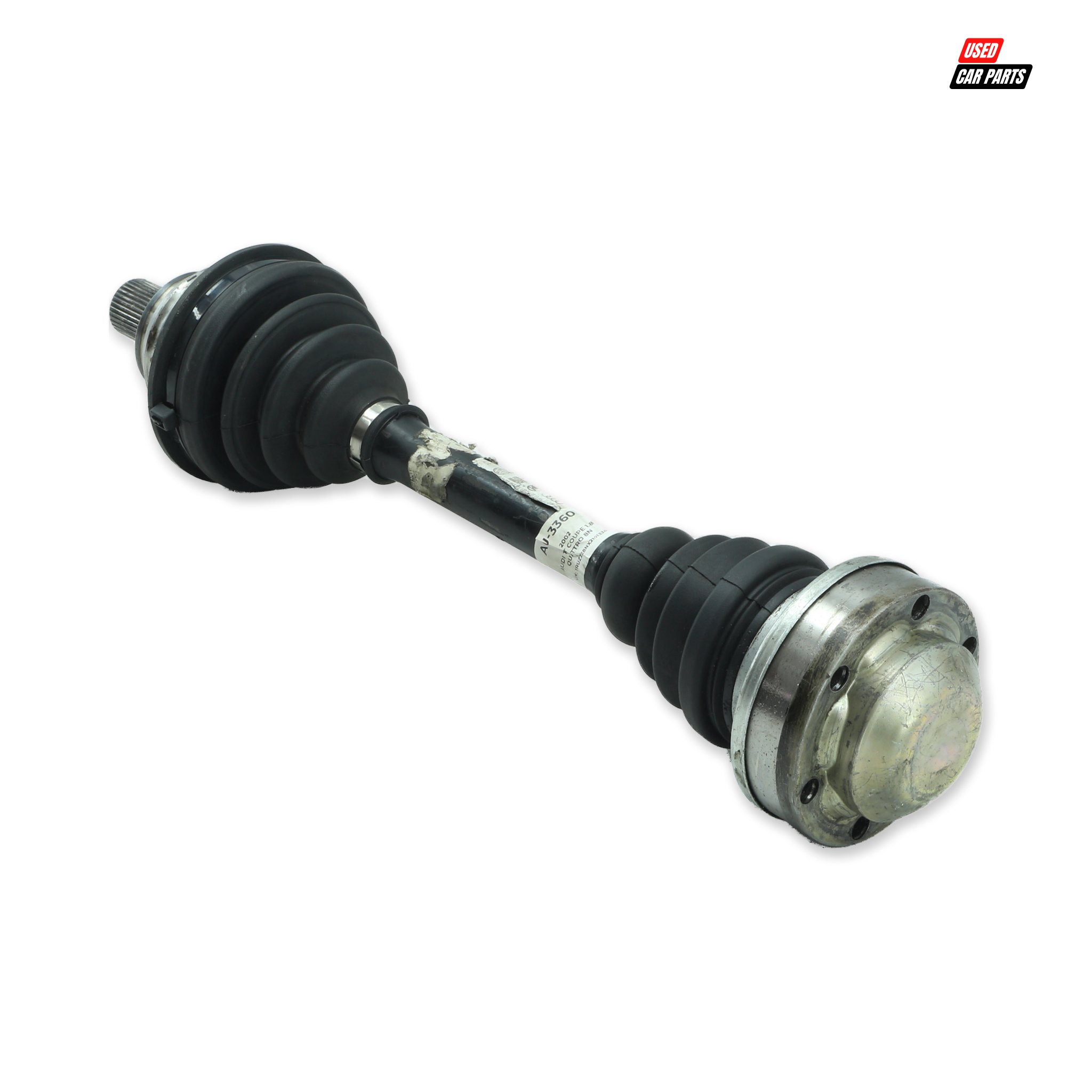 Used Passenger's Side Front Driveshaft for 2002 Audi TT Coupe Quattro