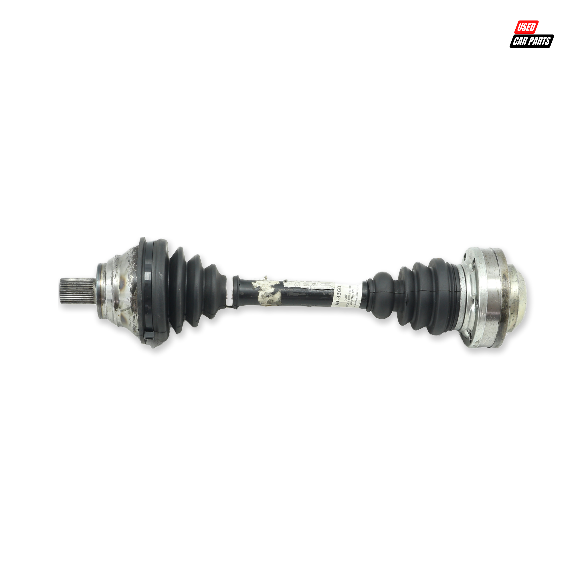 Used Passenger's Side Front Driveshaft for 2002 Audi TT Coupe Quattro