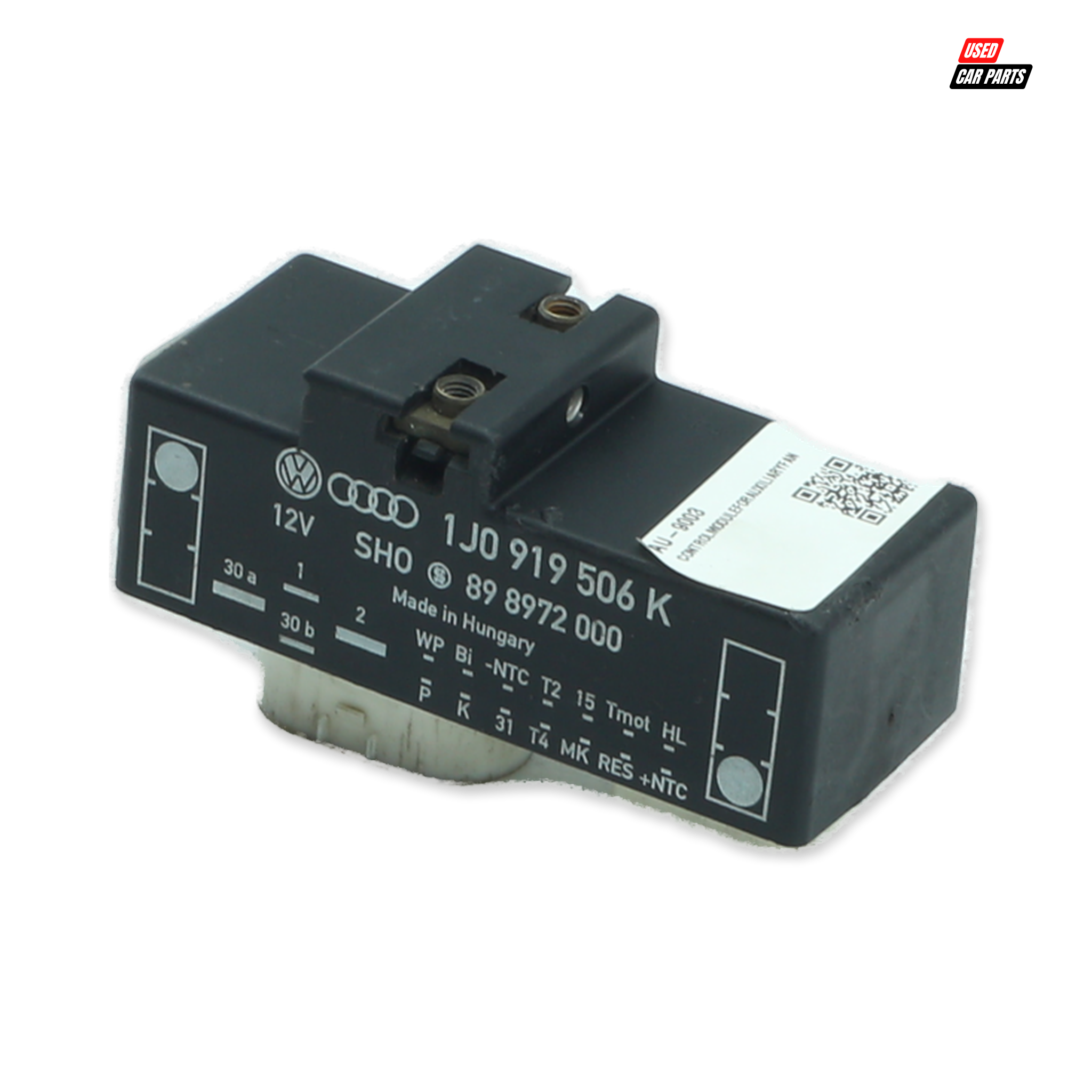 Used Audi TT Coupe Quattro 2002 Radiator Fan Control Unit (Part Number 1J0919506K)