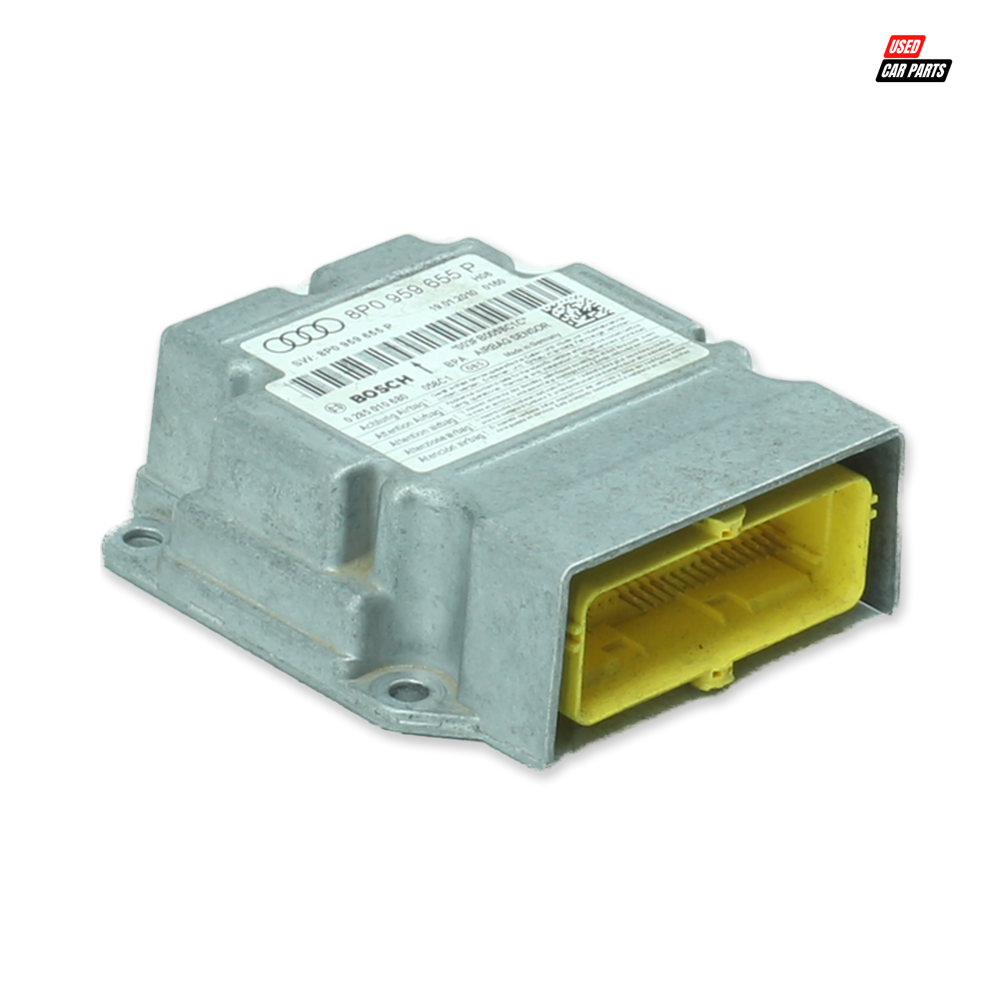 Used Airbag Control Module (Part Number 8P0959655P) for 2010 AUDI A3