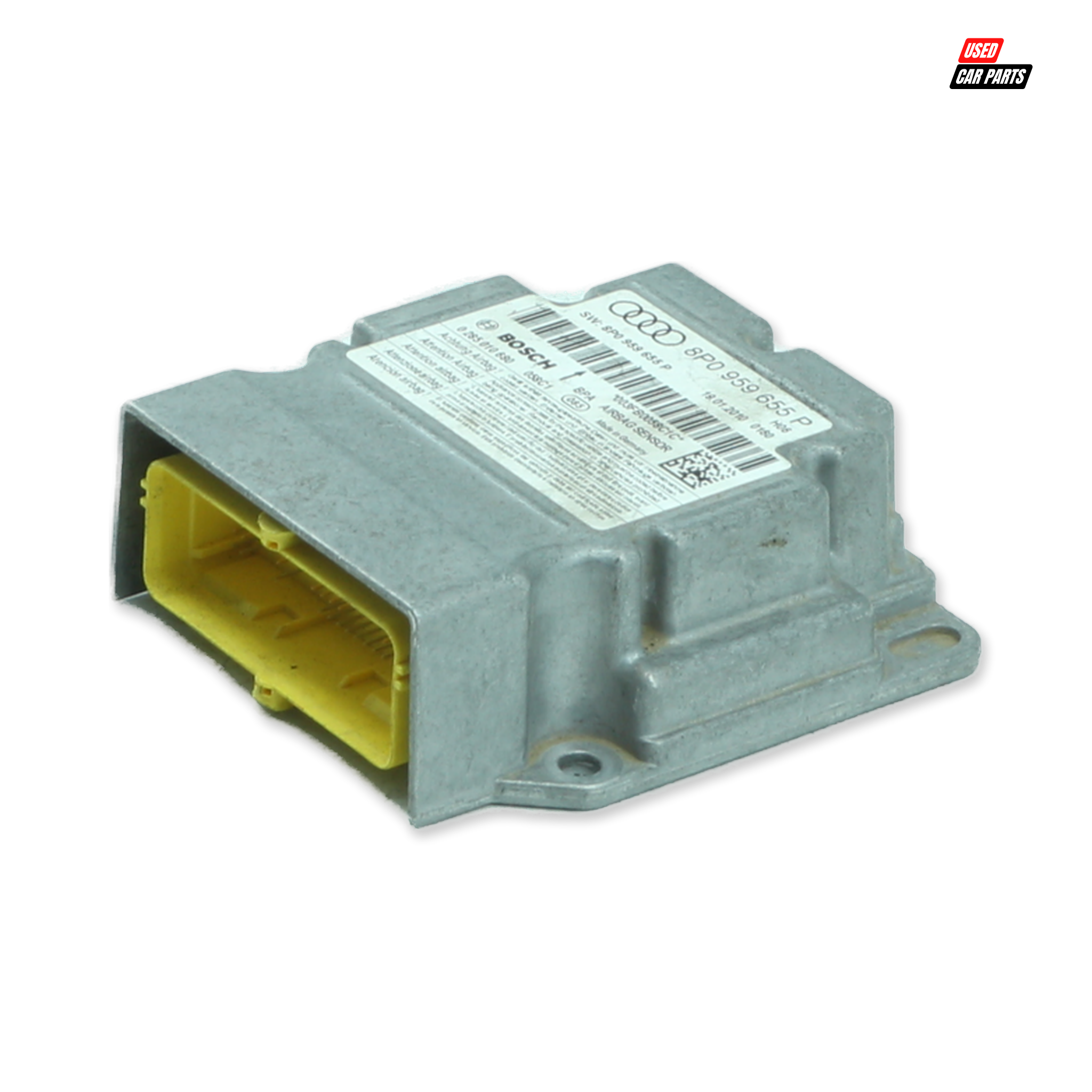 Used Airbag Control Module (Part Number 8P0959655P) for 2010 AUDI A3