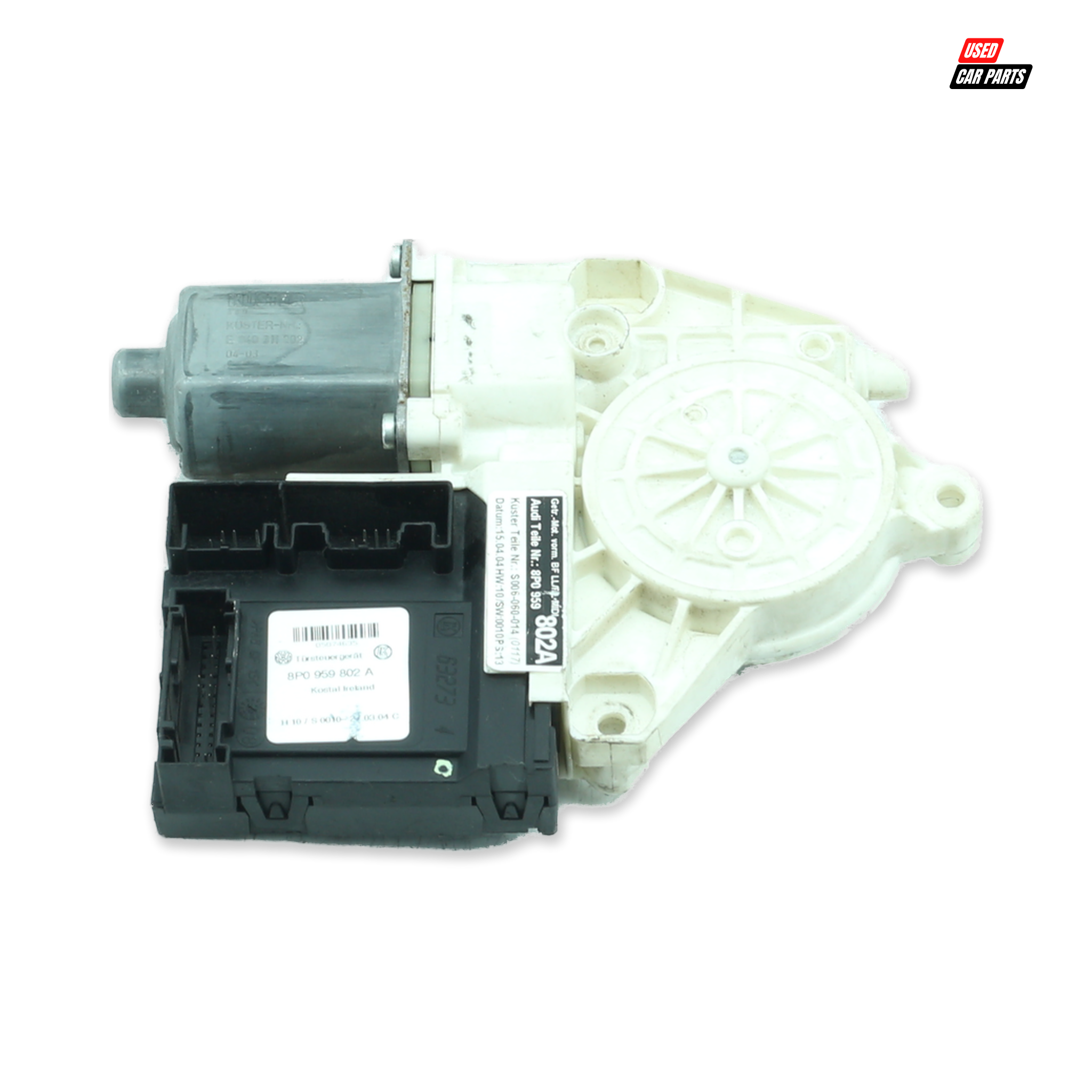 Used AUDI A3 2010 Drivers Side Front Window Regulator (Part Number E840311202)