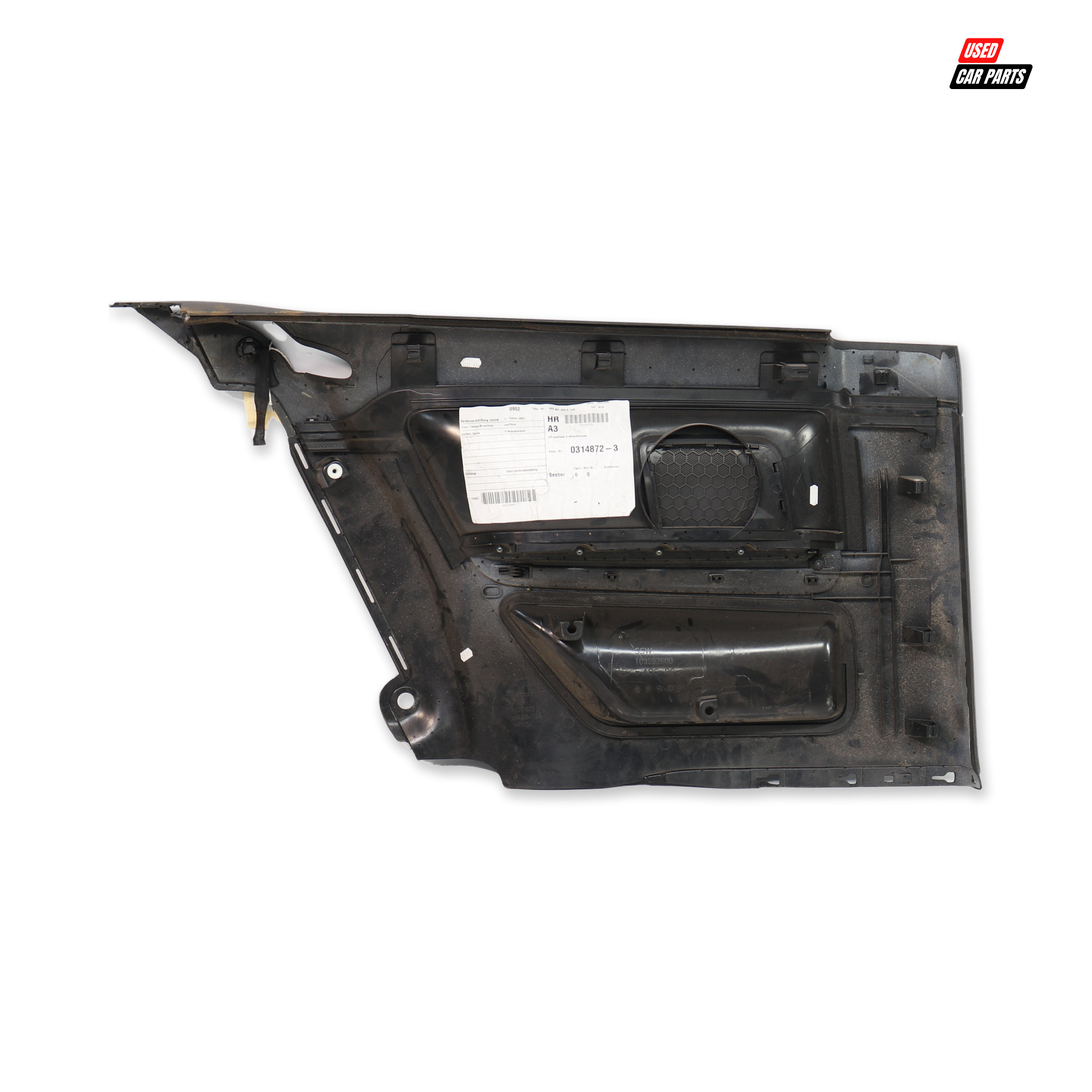 Drivers Side Rear Door Panel (Part Number 8P3867036) - Used for 2010 Audi A3
