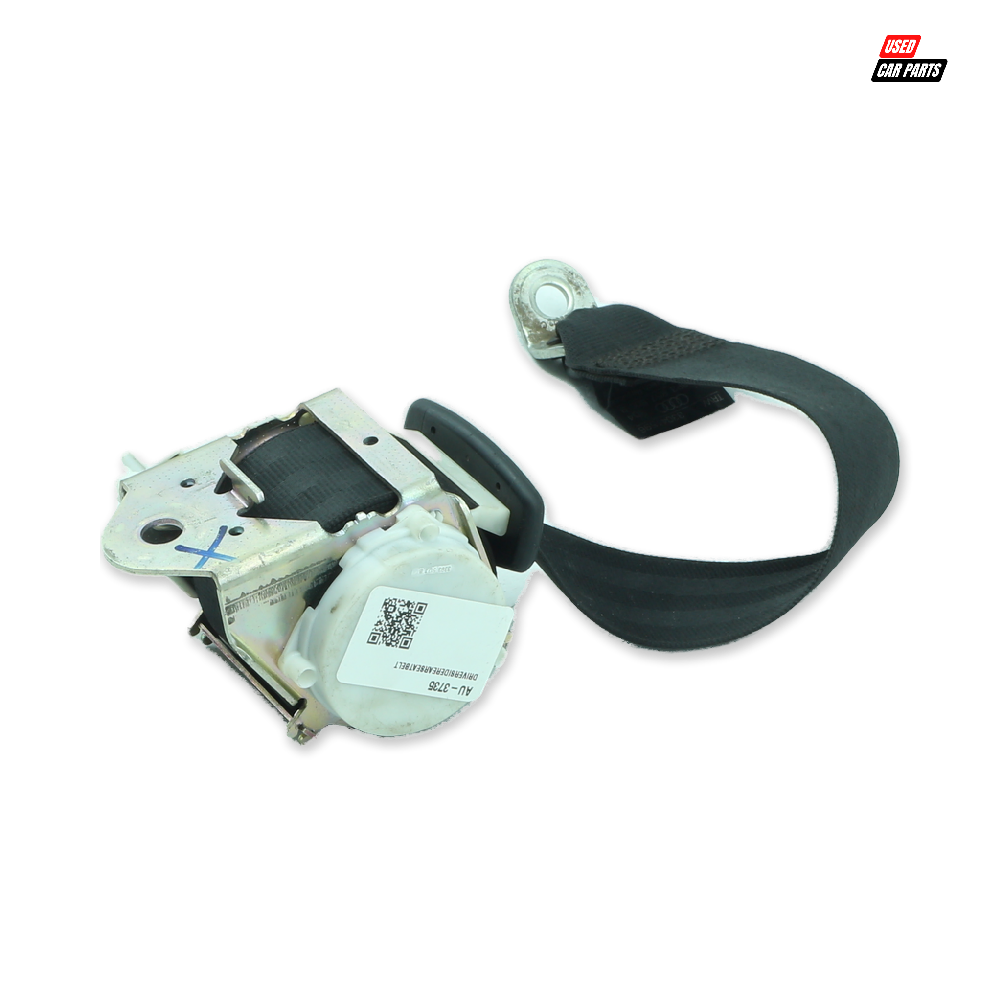 Used Drivers Side Rear Seat Belt for 2010 Audi A3 (Salvaged)