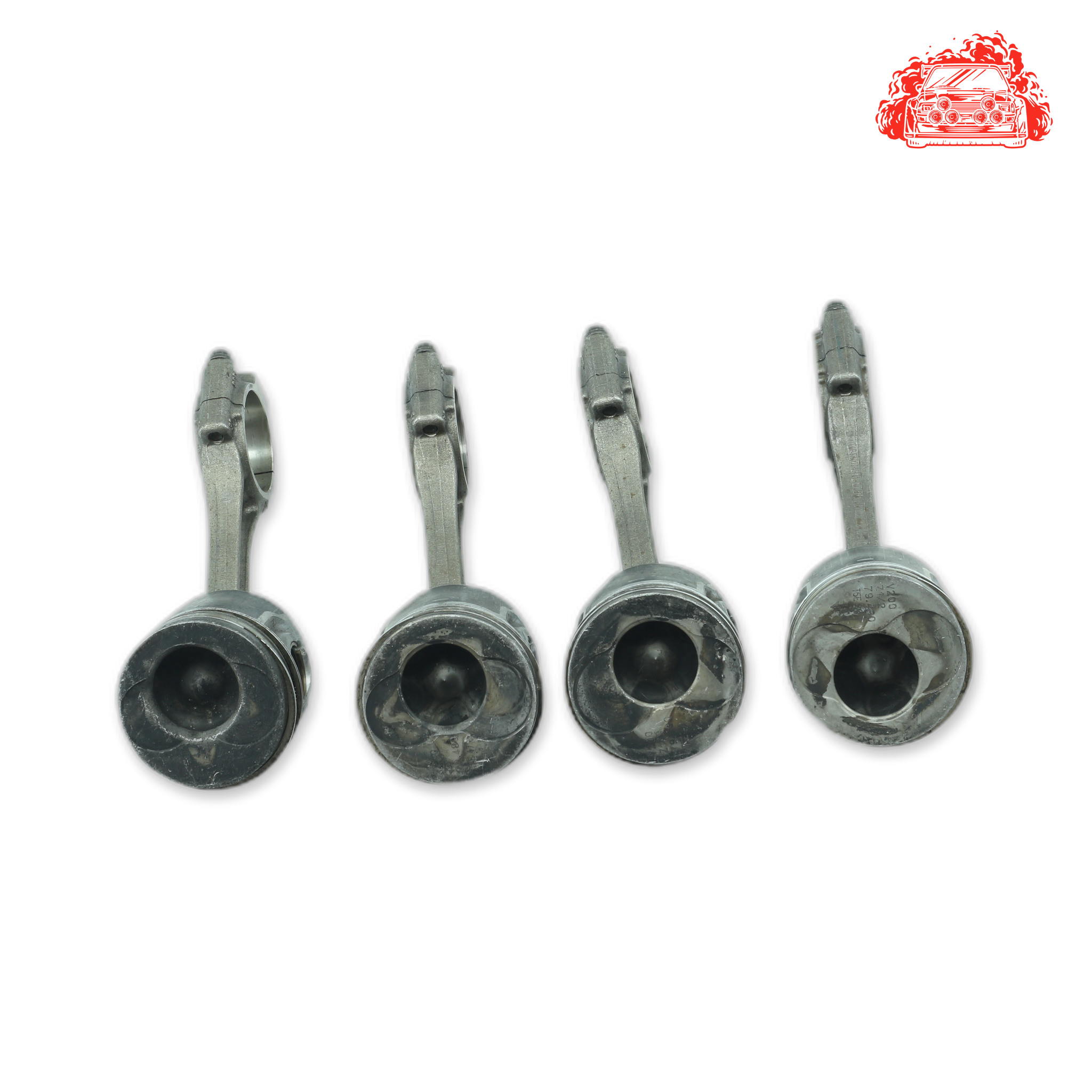 Used AUDI A3 Pistons and Conrods Set - OEM Part 0386DE