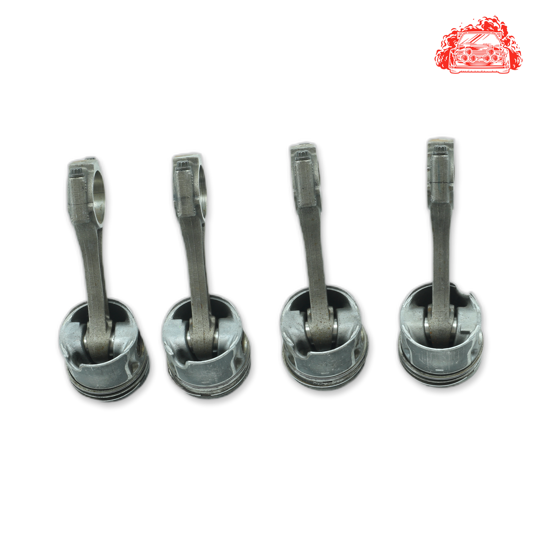 Used AUDI A3 Pistons and Conrods Set - OEM Part 0386DE