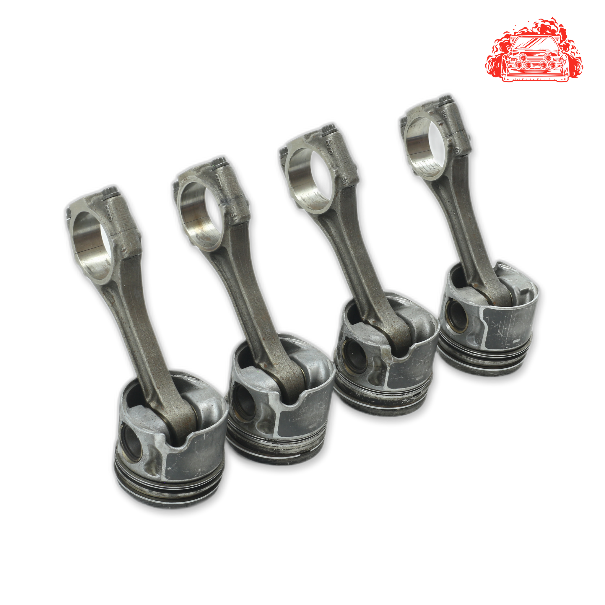 Used AUDI A3 Pistons and Conrods Set - OEM Part 0386DE