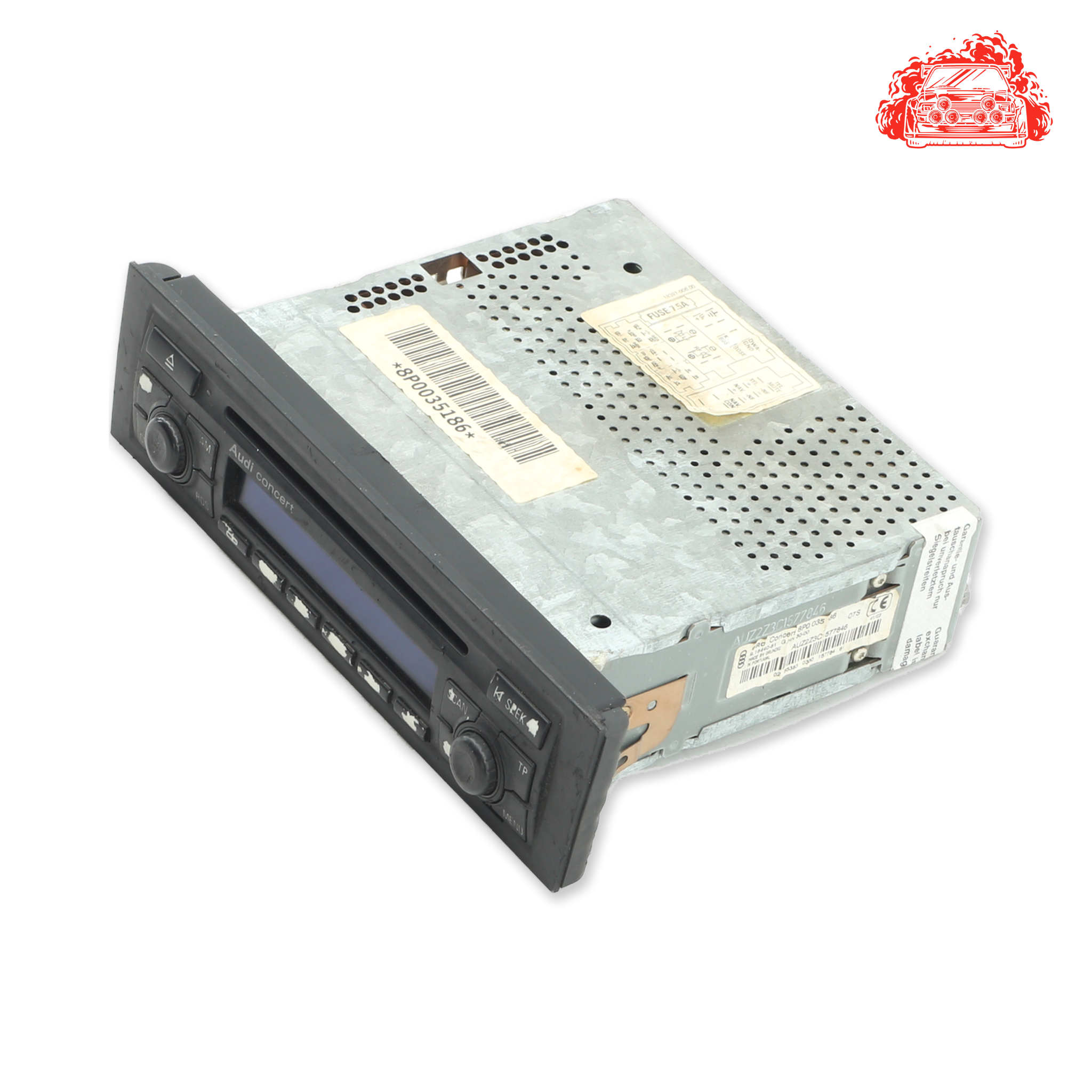 Used Audi A3 Radio - OEM Part 8P0035186