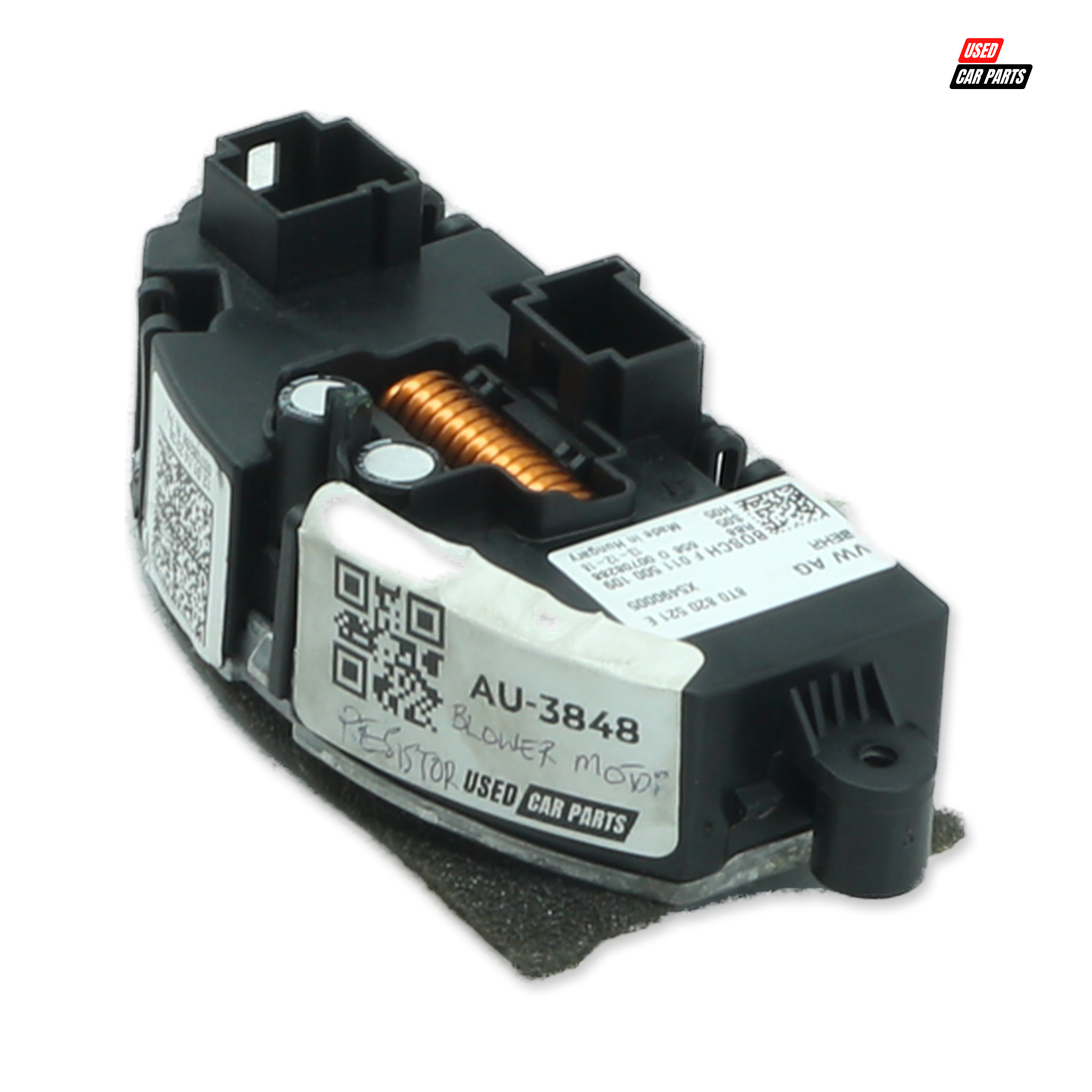 Used Audi A4 Blower Motor Resistor (Part Number 8T0820521E)