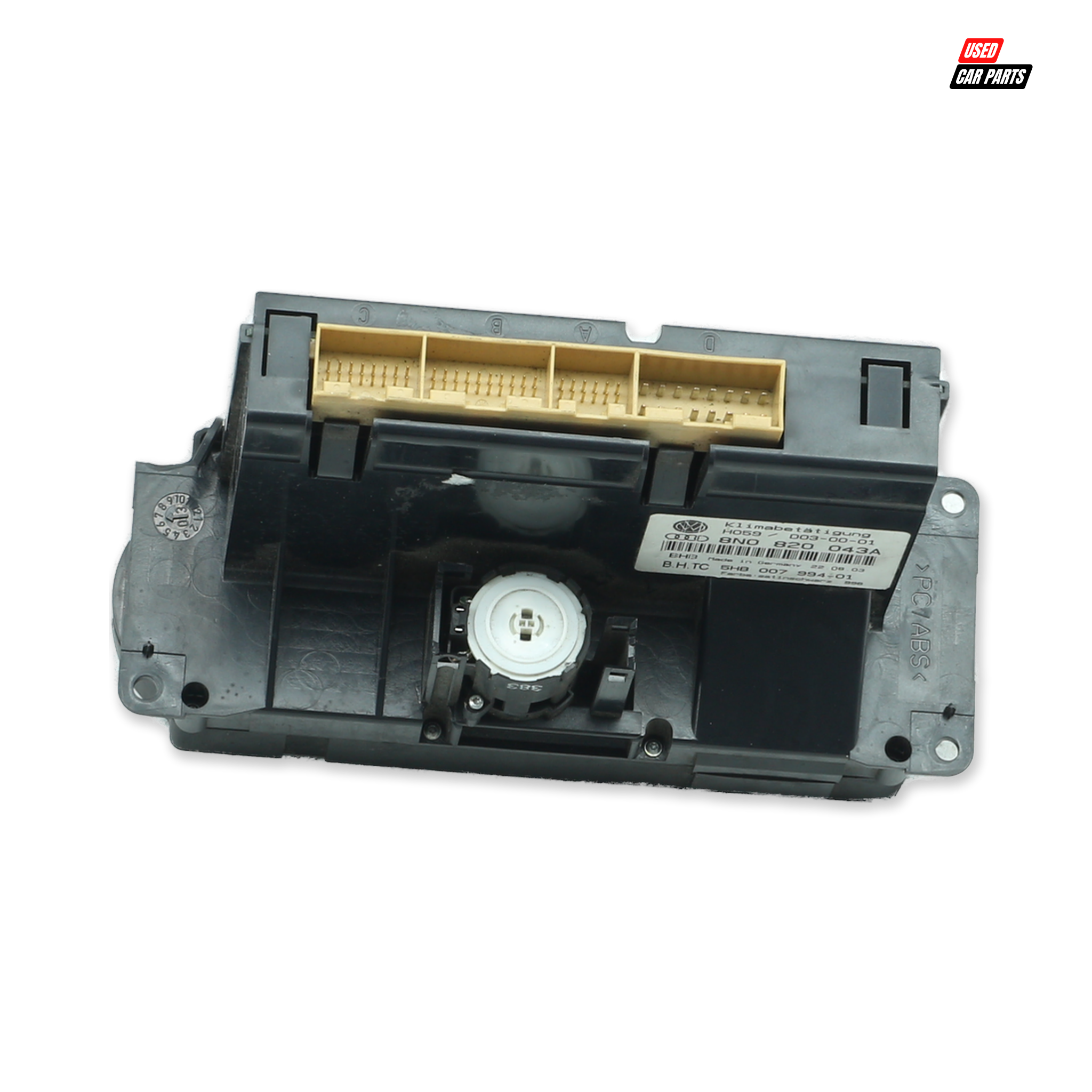 Used 8N0820043A Climate Control Unit for 2001 AUDI TT Coupe (Used/Salvaged)