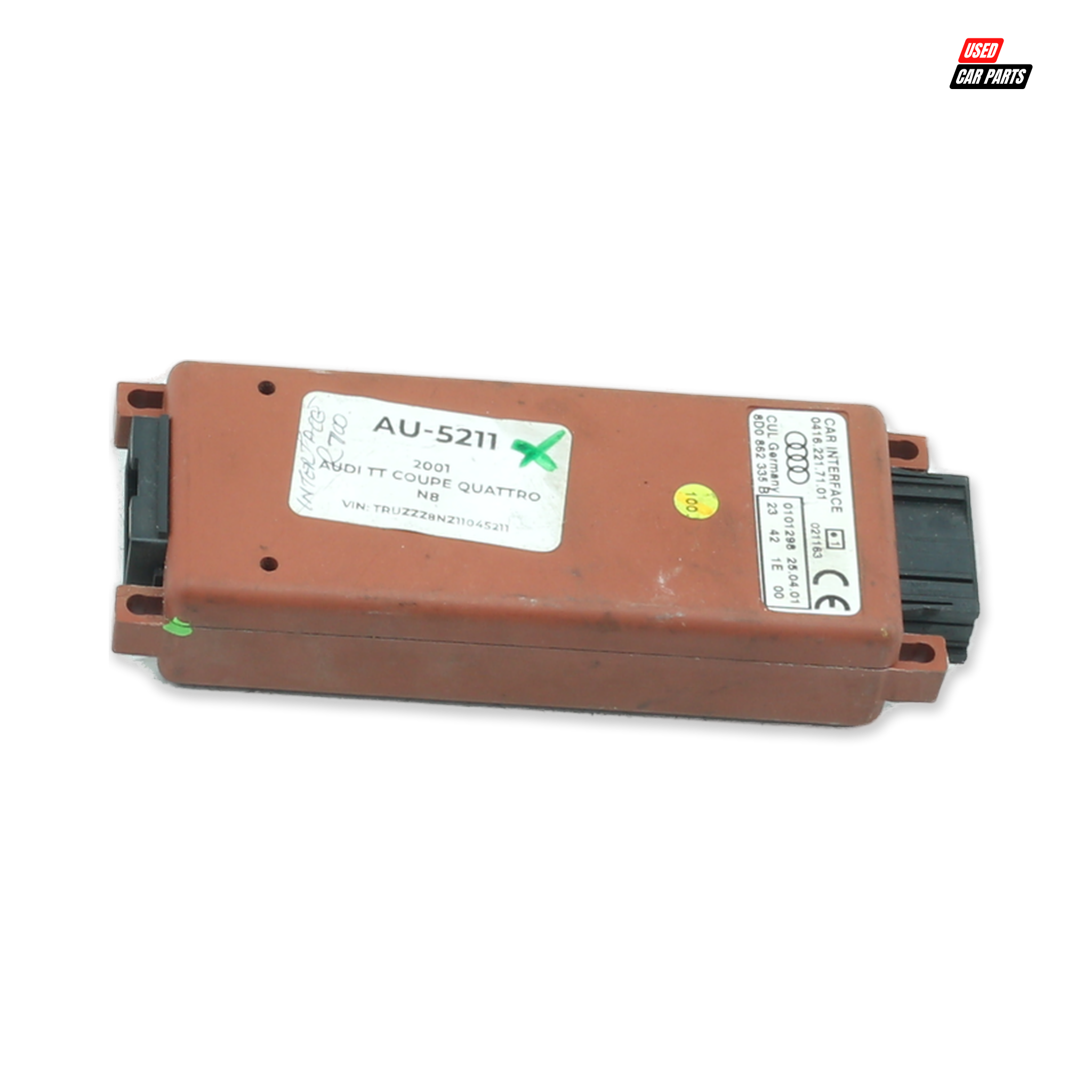 Used Interface Control Module (Part Number 8D0862335B) for 2001 Audi TT Coupe