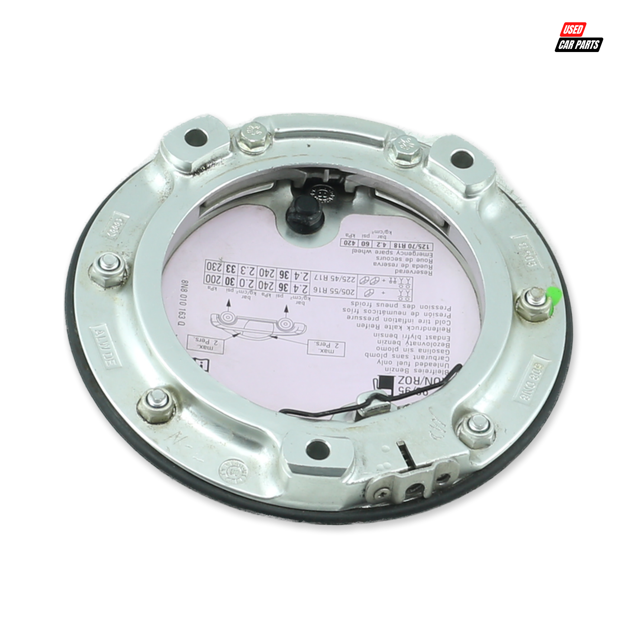 Used Outer Fuel Cap Cover (Part Number 8N8010163Q) for 2001 AUDI TT Coupe